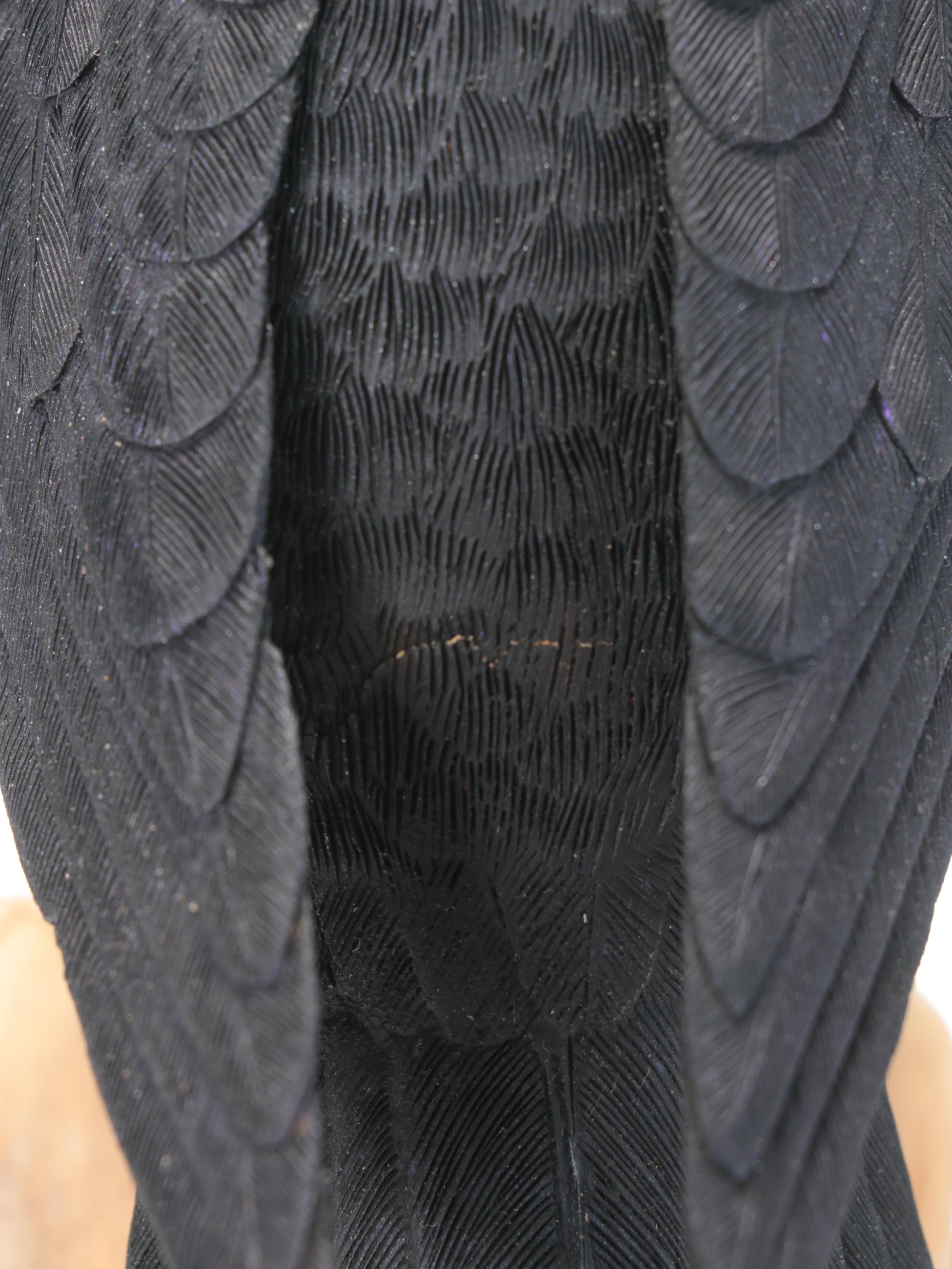 J.S Meyer Carved Raven, 1997