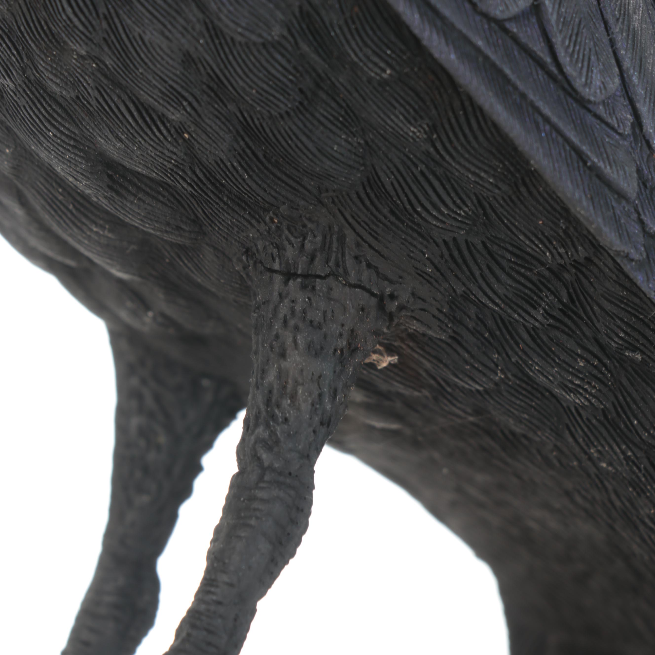 J.S Meyer Carved Raven, 1997