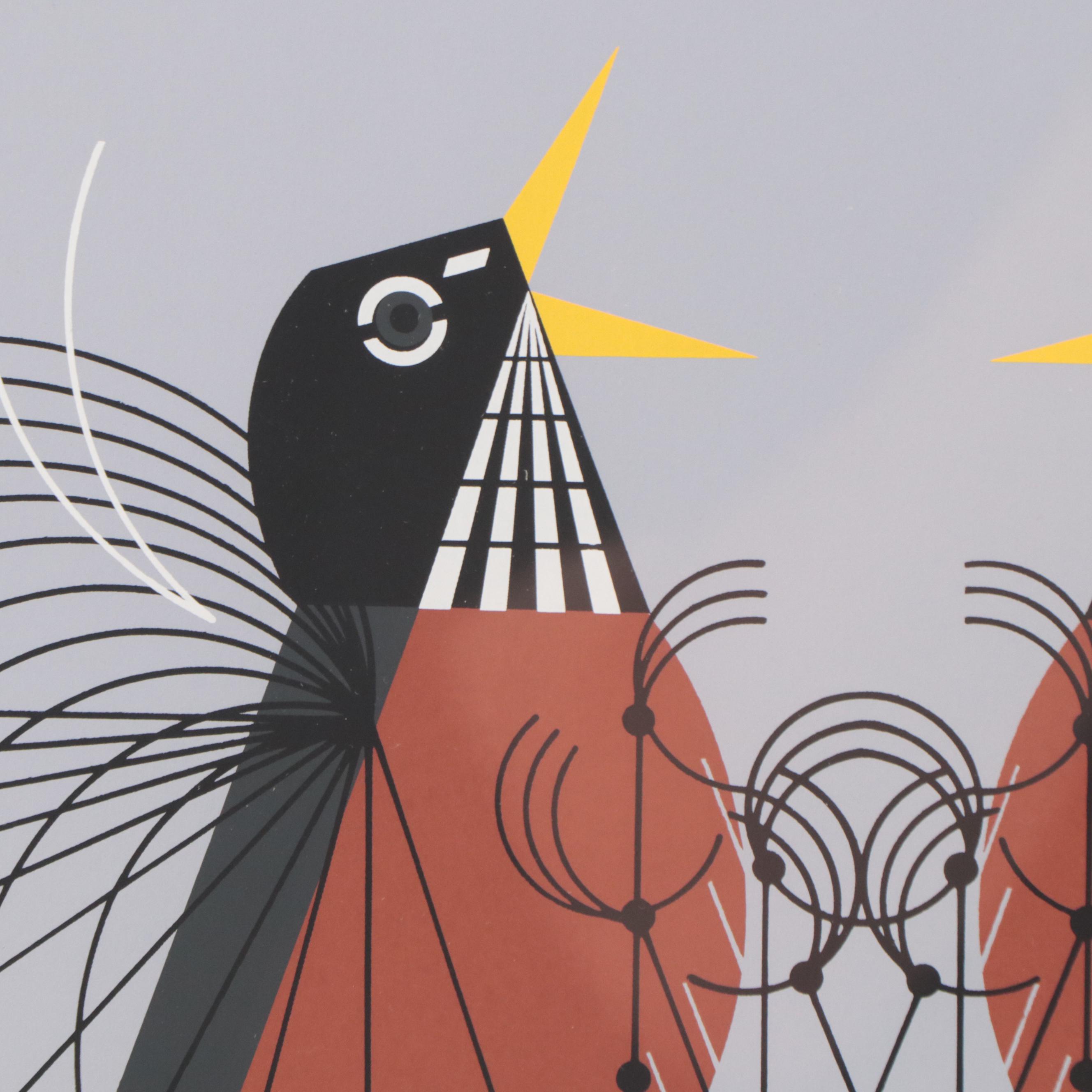 Charley Harper Serigraph "Round Robin"