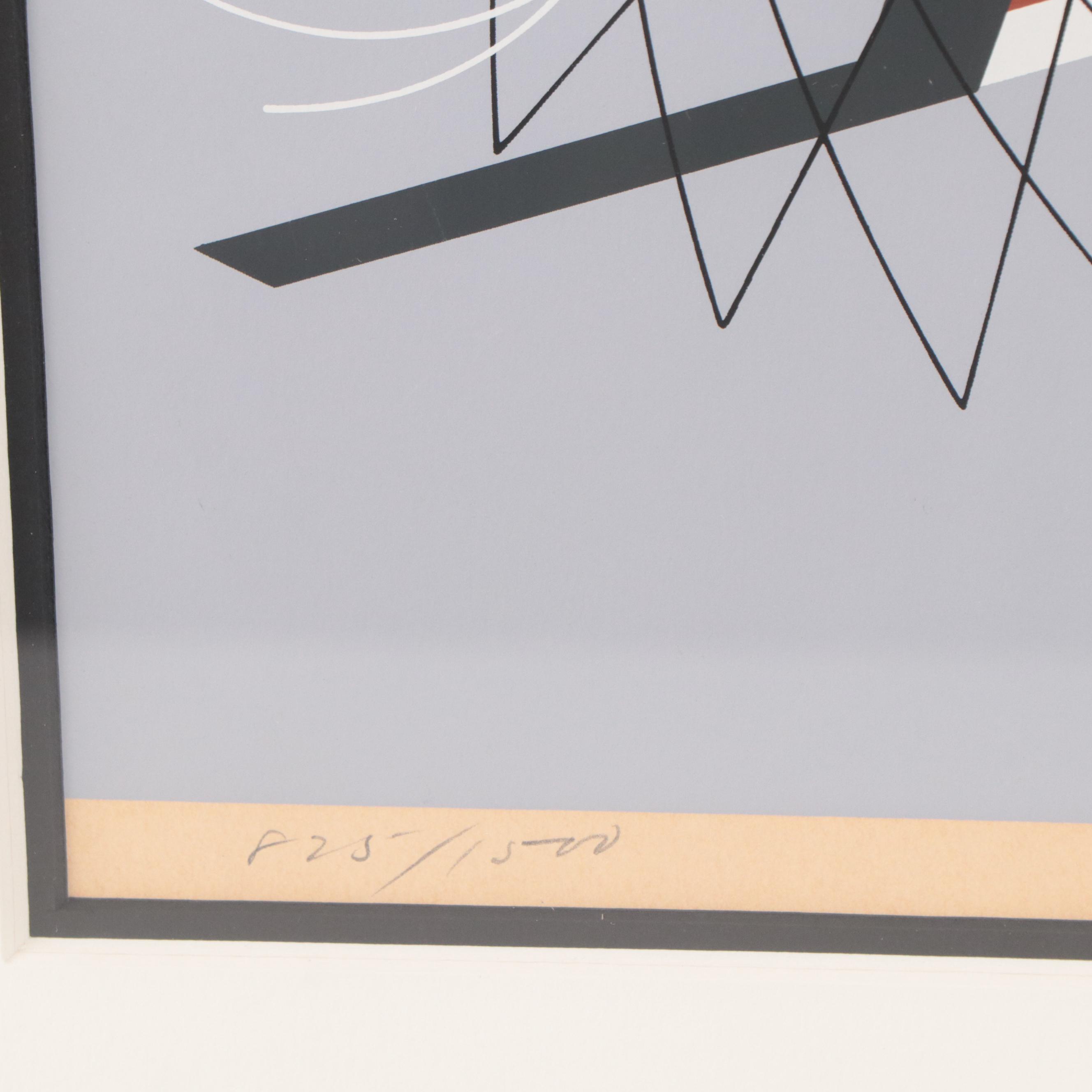 Charley Harper Serigraph "Round Robin"