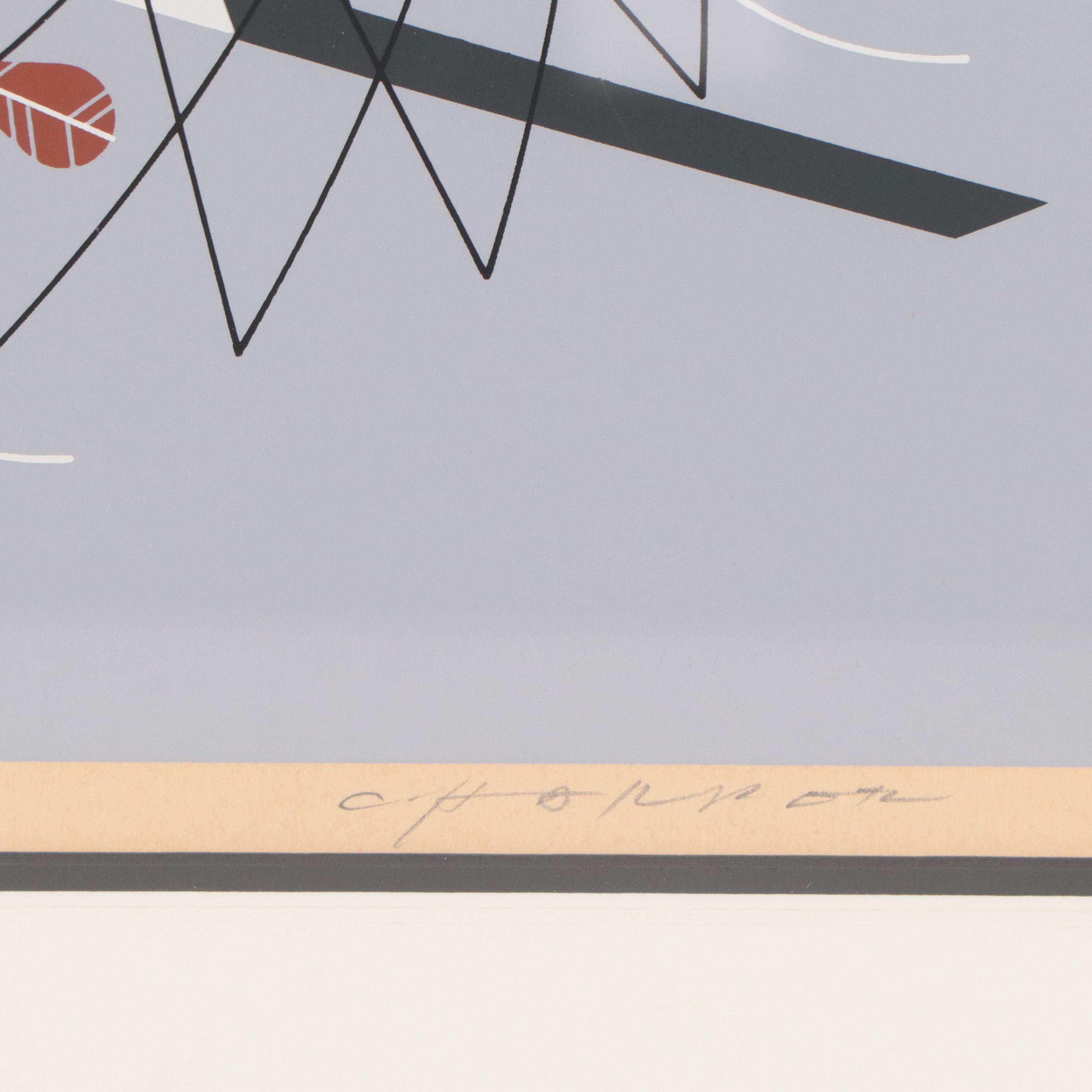 Charley Harper Serigraph "Round Robin"