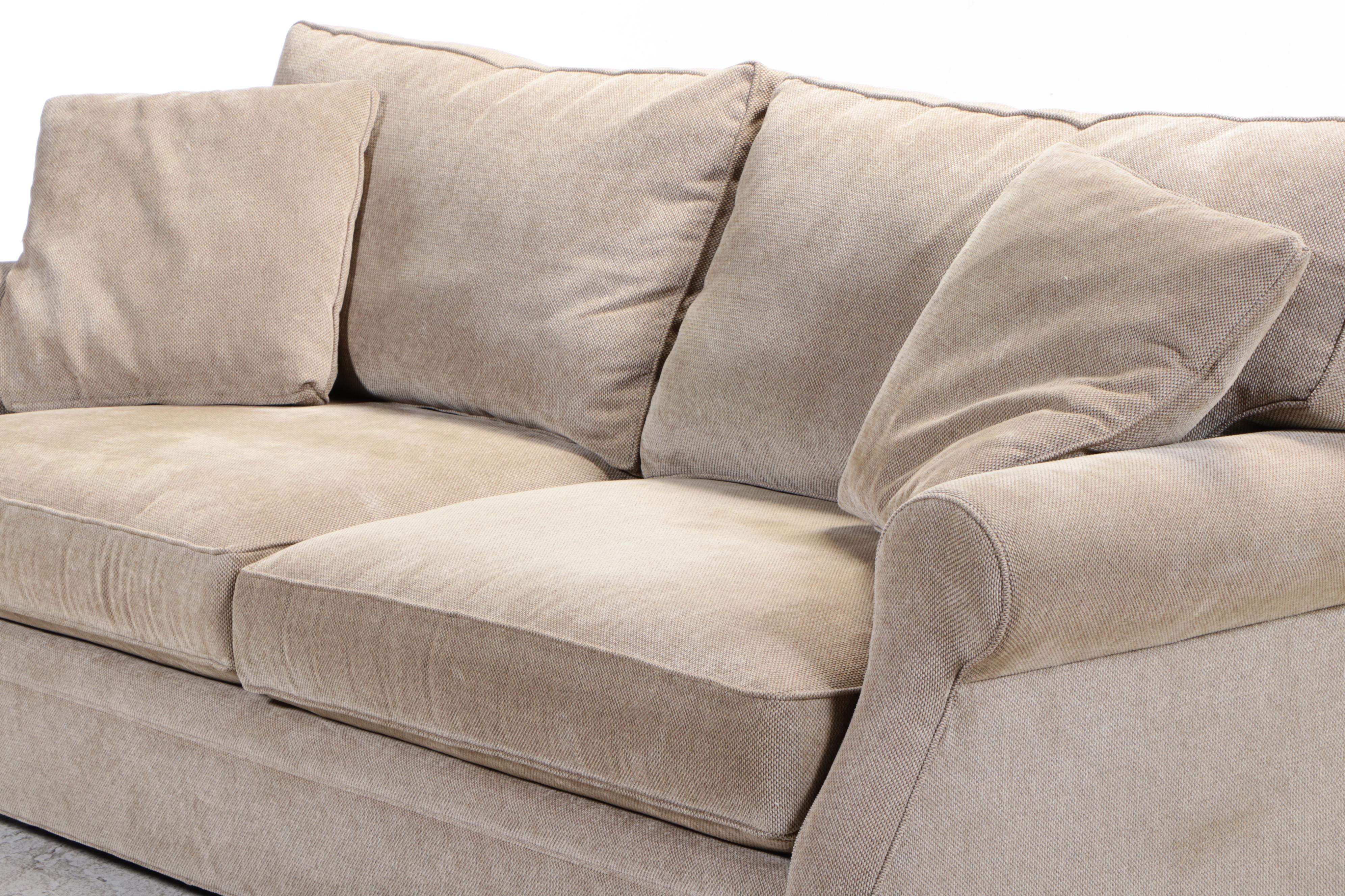 Arhaus Furniture "Landsbury" Upholstered Roll-Arm Sofa