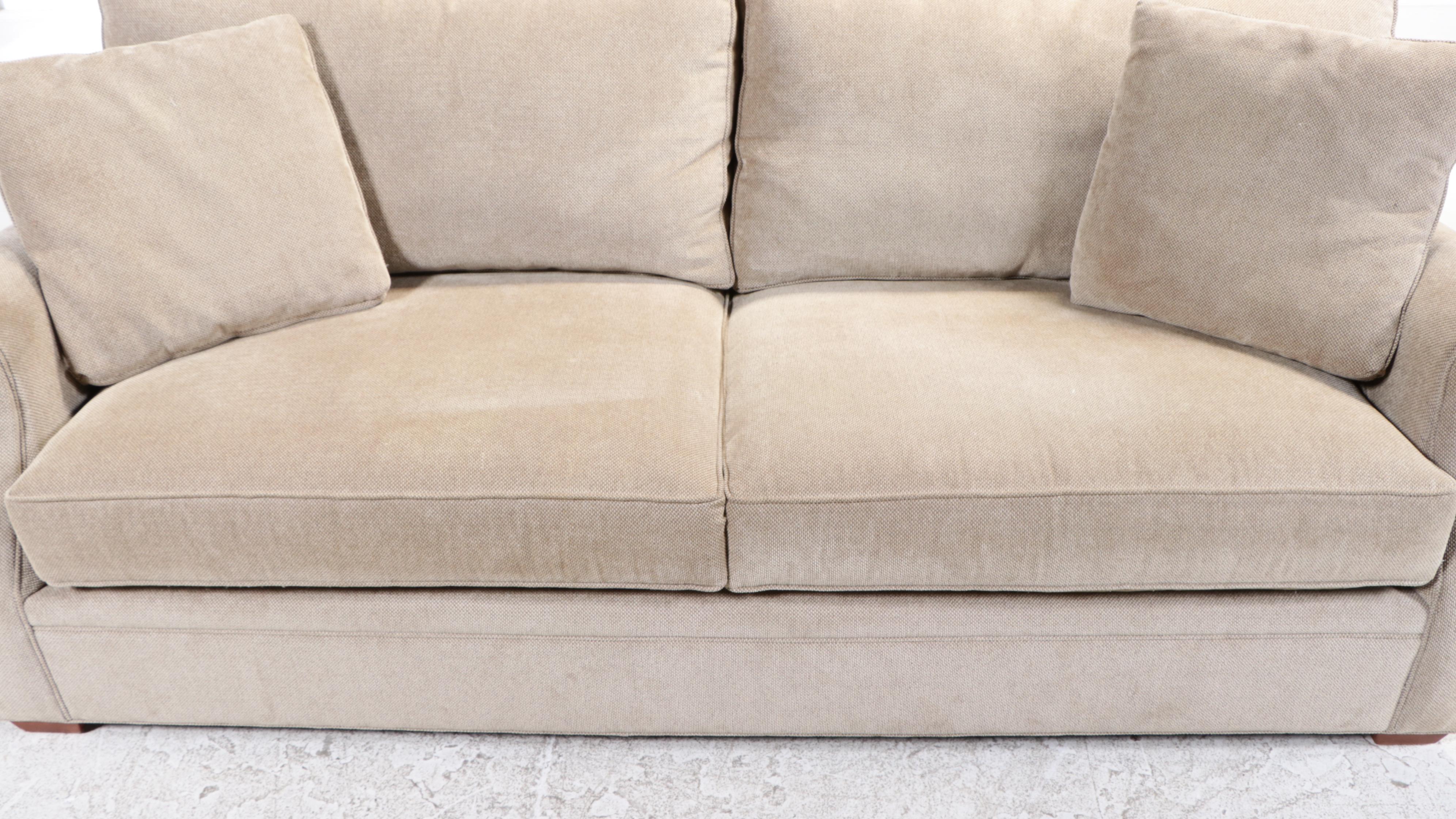 Arhaus Furniture "Landsbury" Upholstered Roll-Arm Sofa