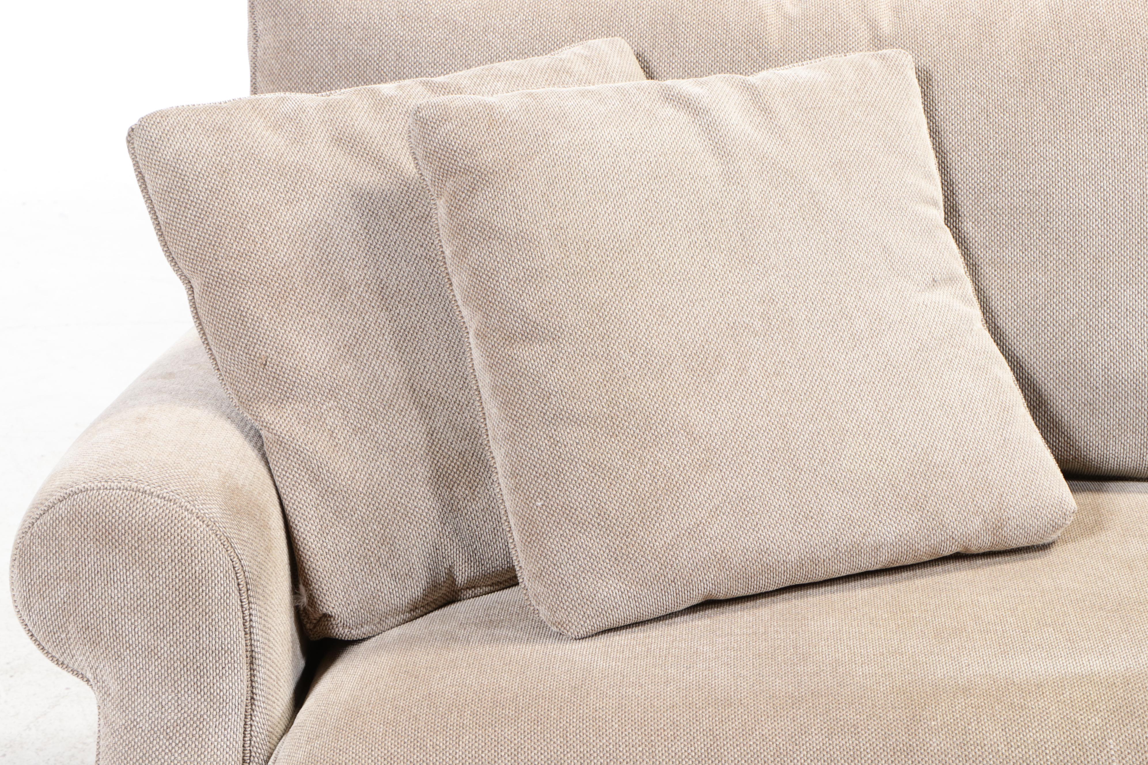Arhaus Furniture "Landsbury" Upholstered Roll-Arm Sofa