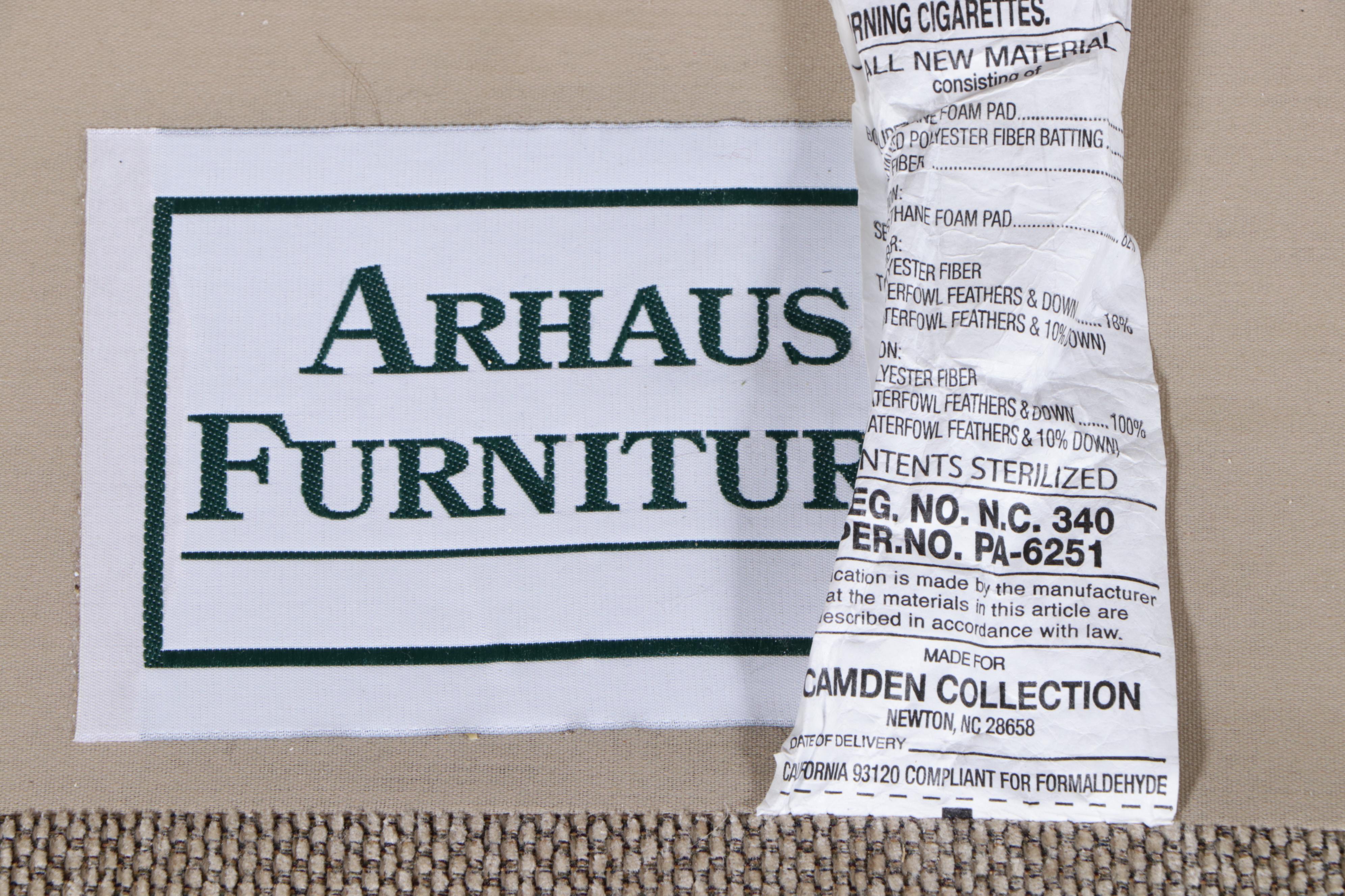 Arhaus Furniture "Landsbury" Upholstered Roll-Arm Sofa