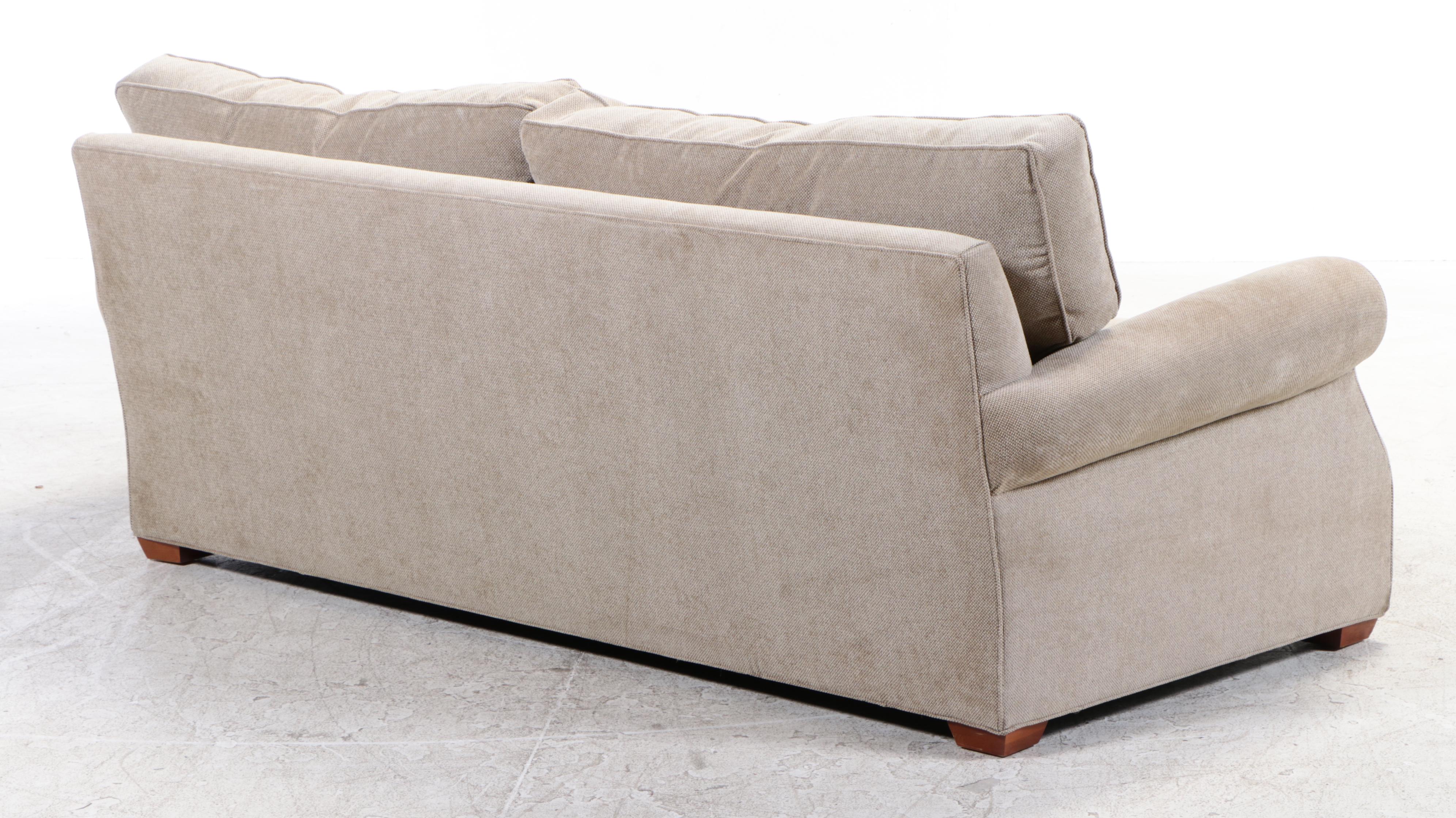 Arhaus Furniture "Landsbury" Upholstered Roll-Arm Sofa