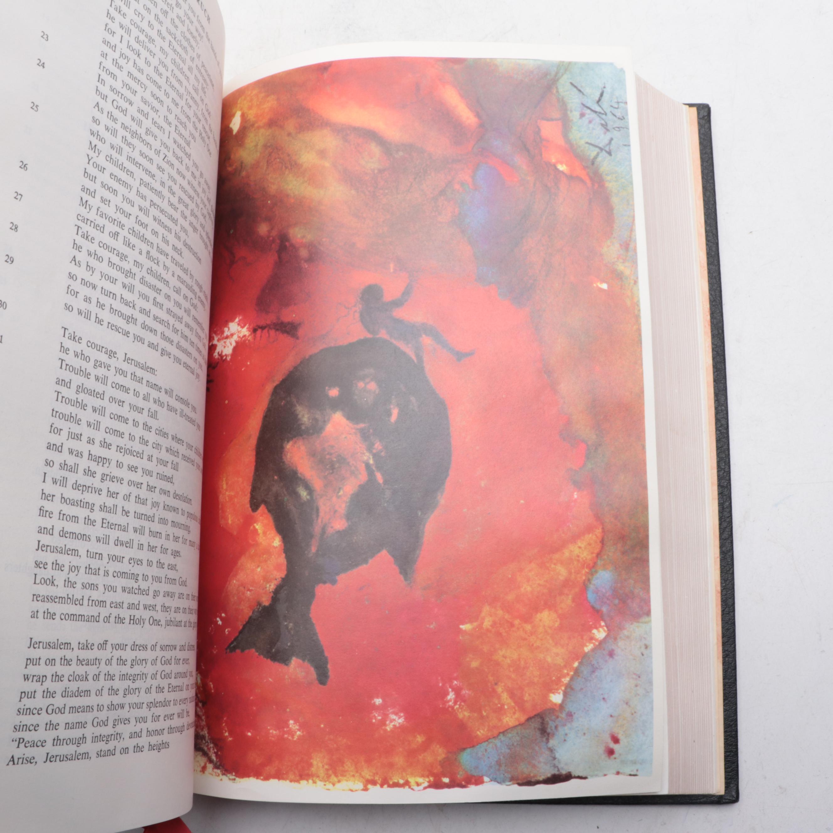Salvador Dalí Illustrated Jerusalem Bible Edited by Alexander Jones, 1970