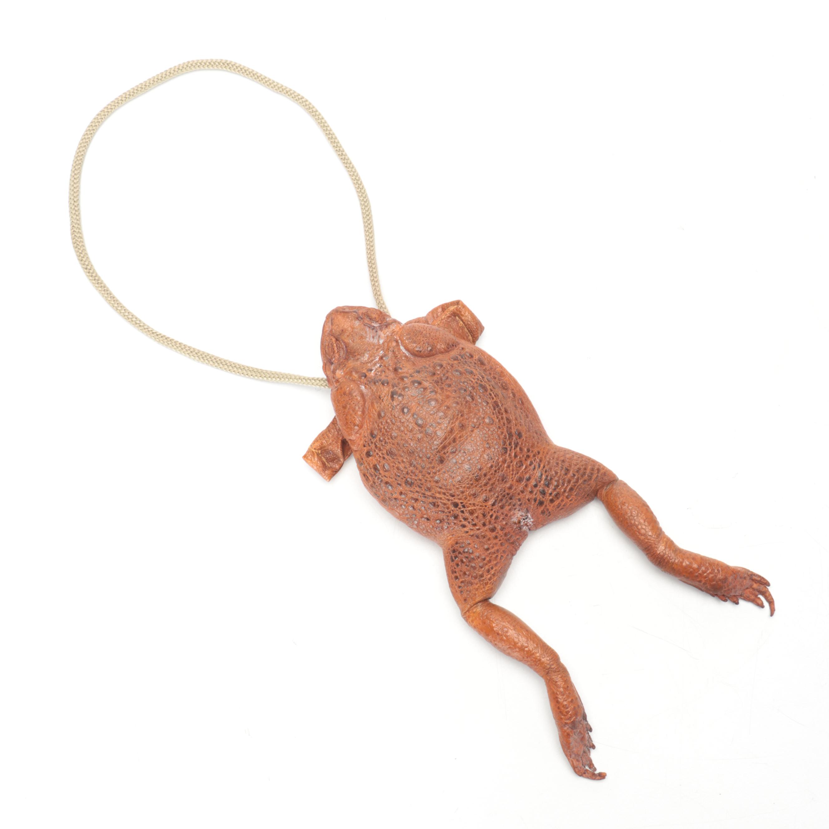 Taxidermy Sugar Cane Toad Coin Purse