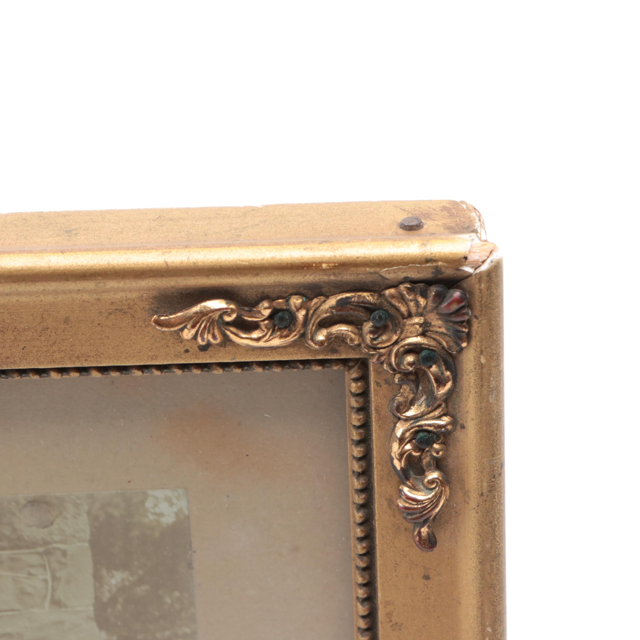 Platinum Print of Marching Band, Early 20th Century