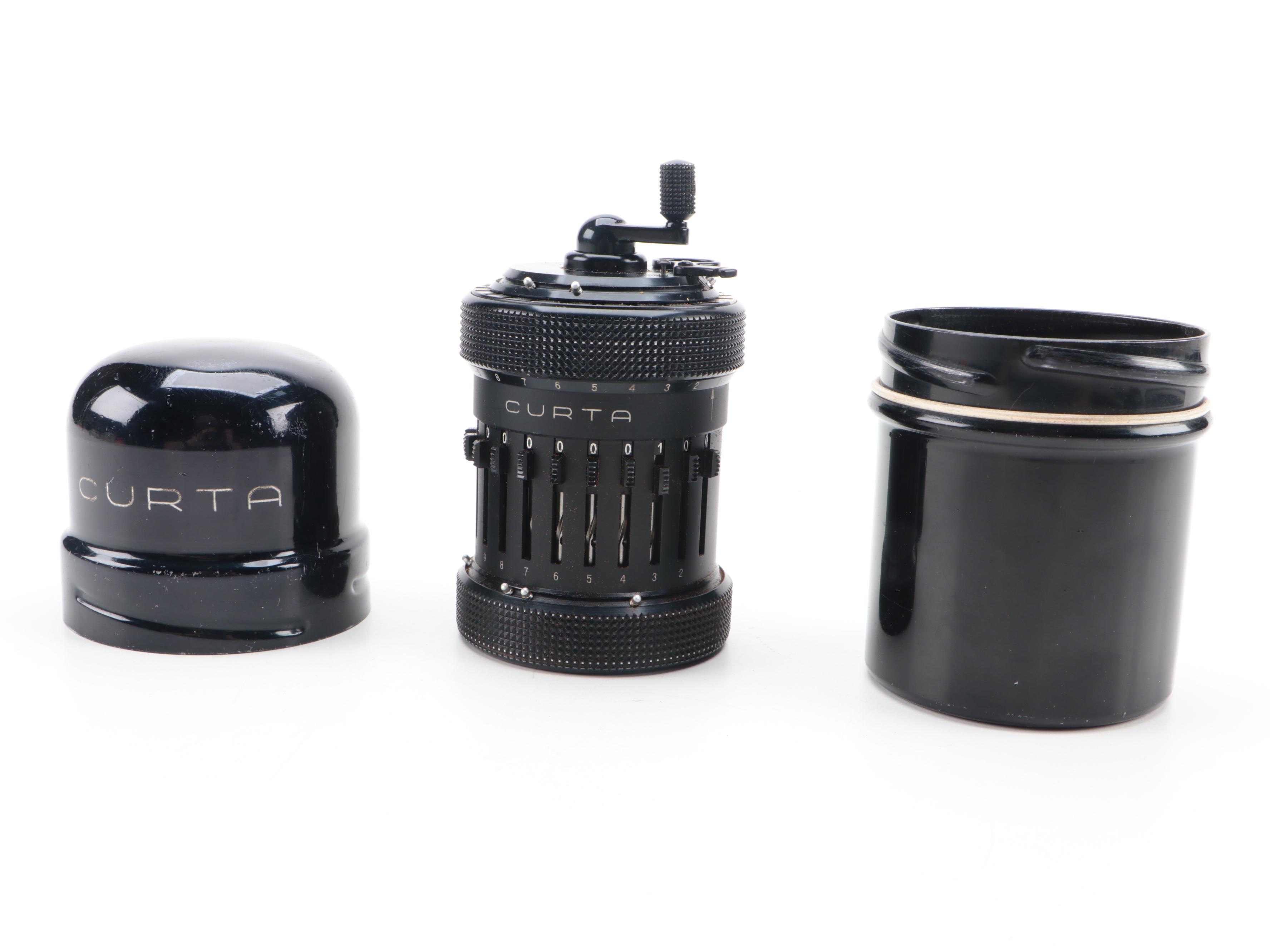 Curt Herzstark Curta Type II Mechanical Pocket Calculator, Circa 1953