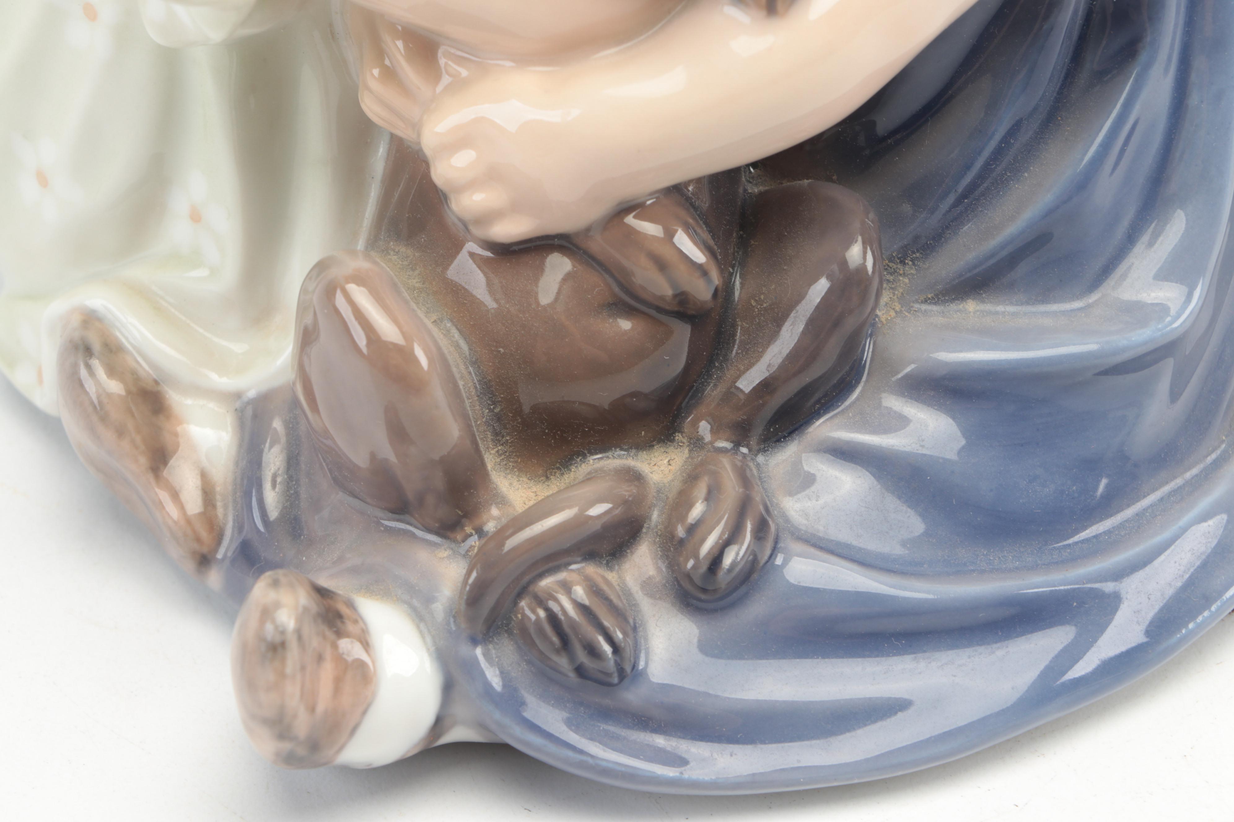 Royal Copenhagen "Children with Dog" Porcelain Figurine, 1969-1973