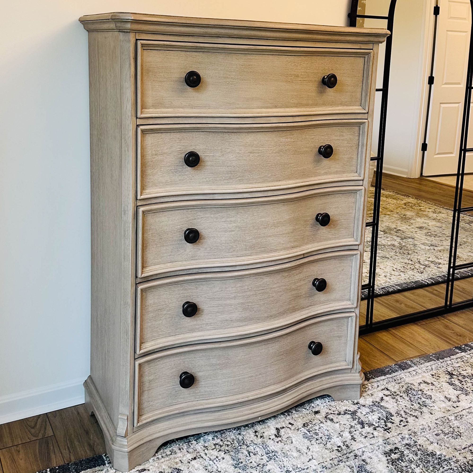 Cerused-Finish Chest of Drawers