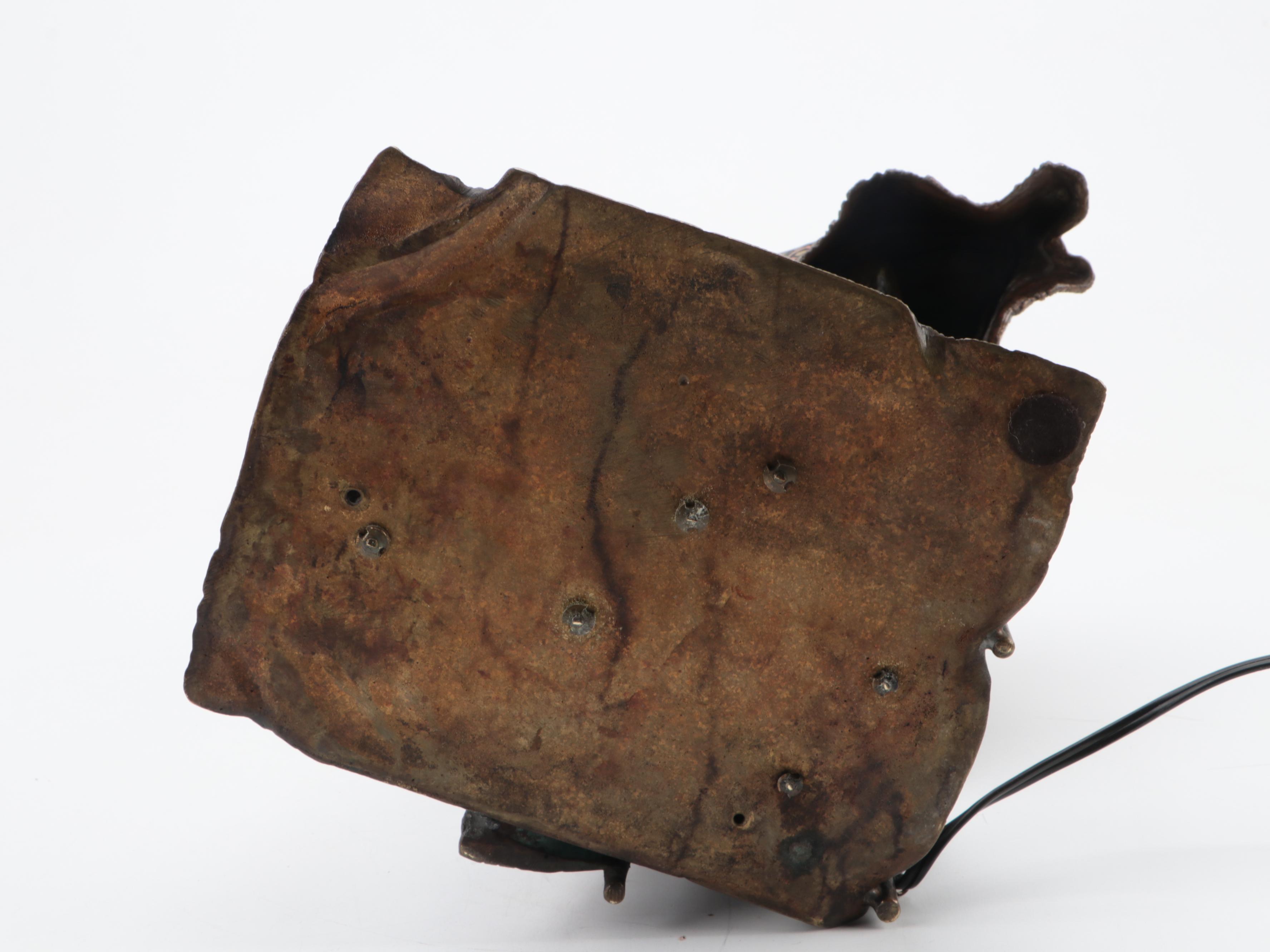 Franz Bergman Style Cold Painted Bronze Table Lamp, Early/ Mid-20th Century