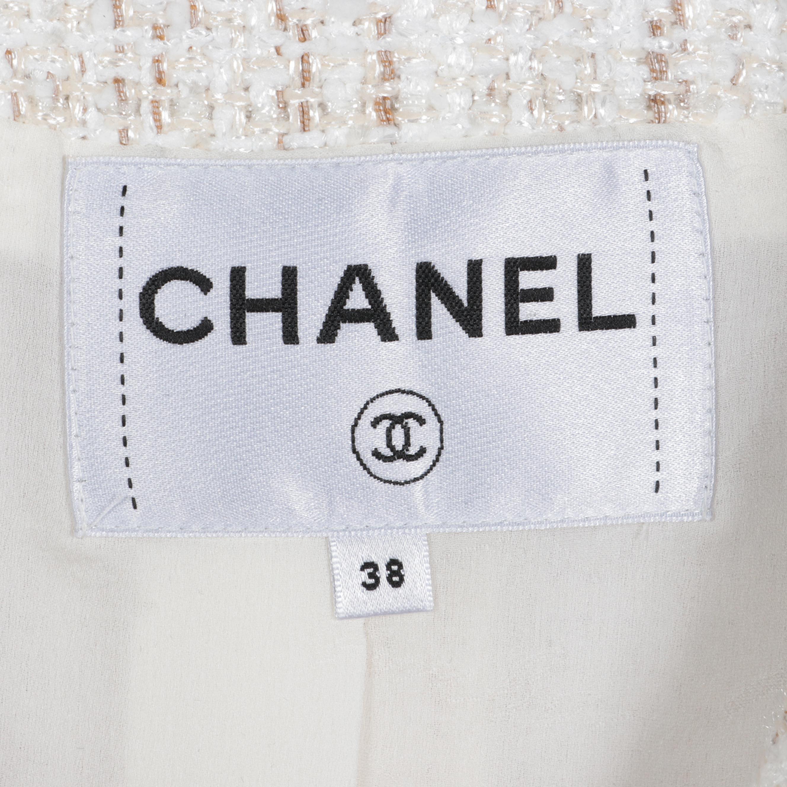 Chanel Tweed Sailor Chic Jacket and Mini Skirt Set