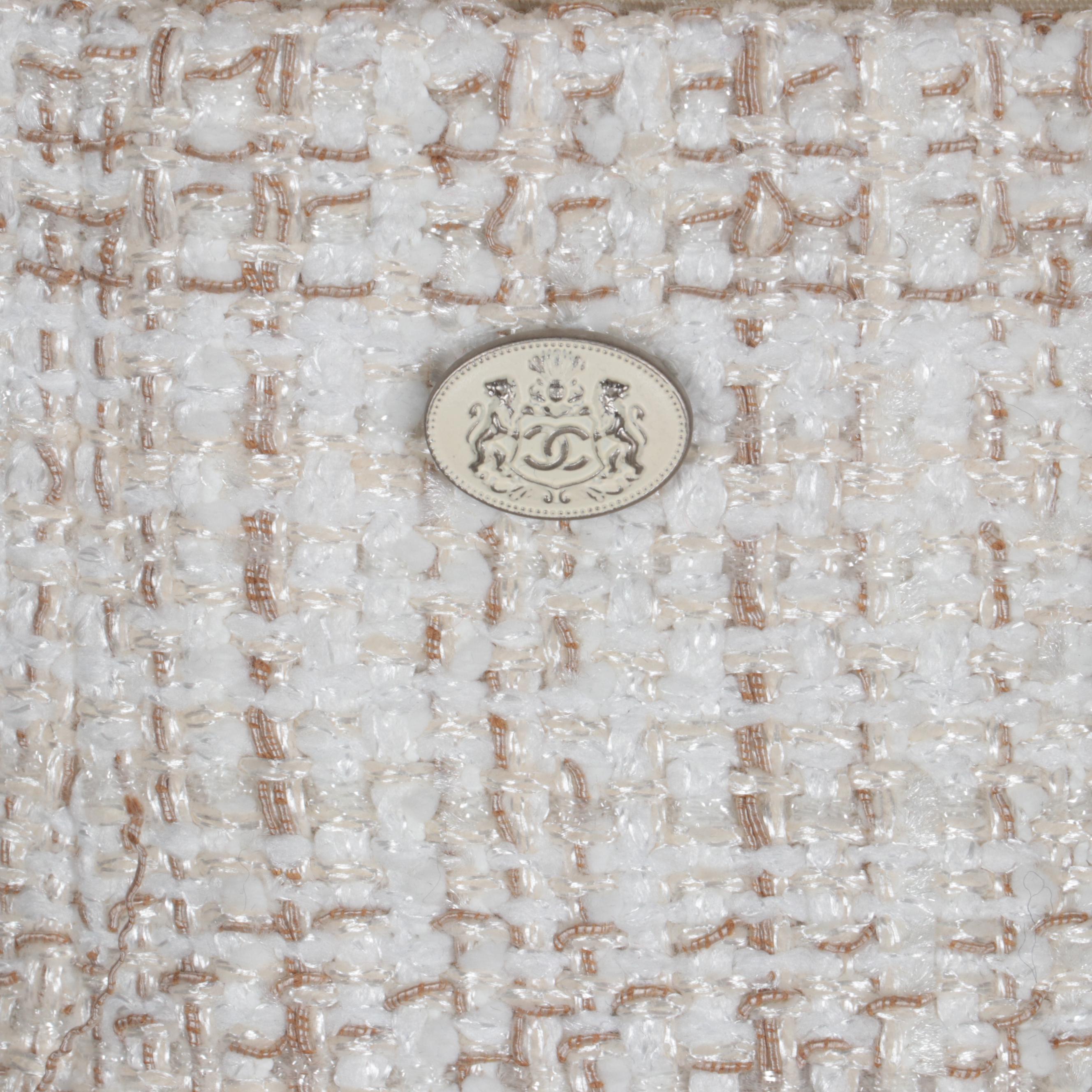 Chanel Tweed Sailor Chic Jacket and Mini Skirt Set