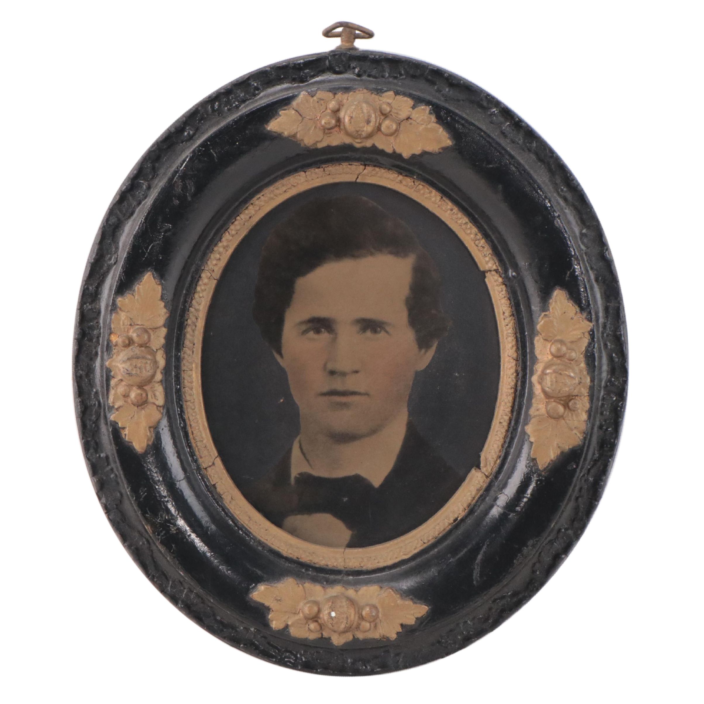 Tintype Portrait of Young Man, 19th Century
