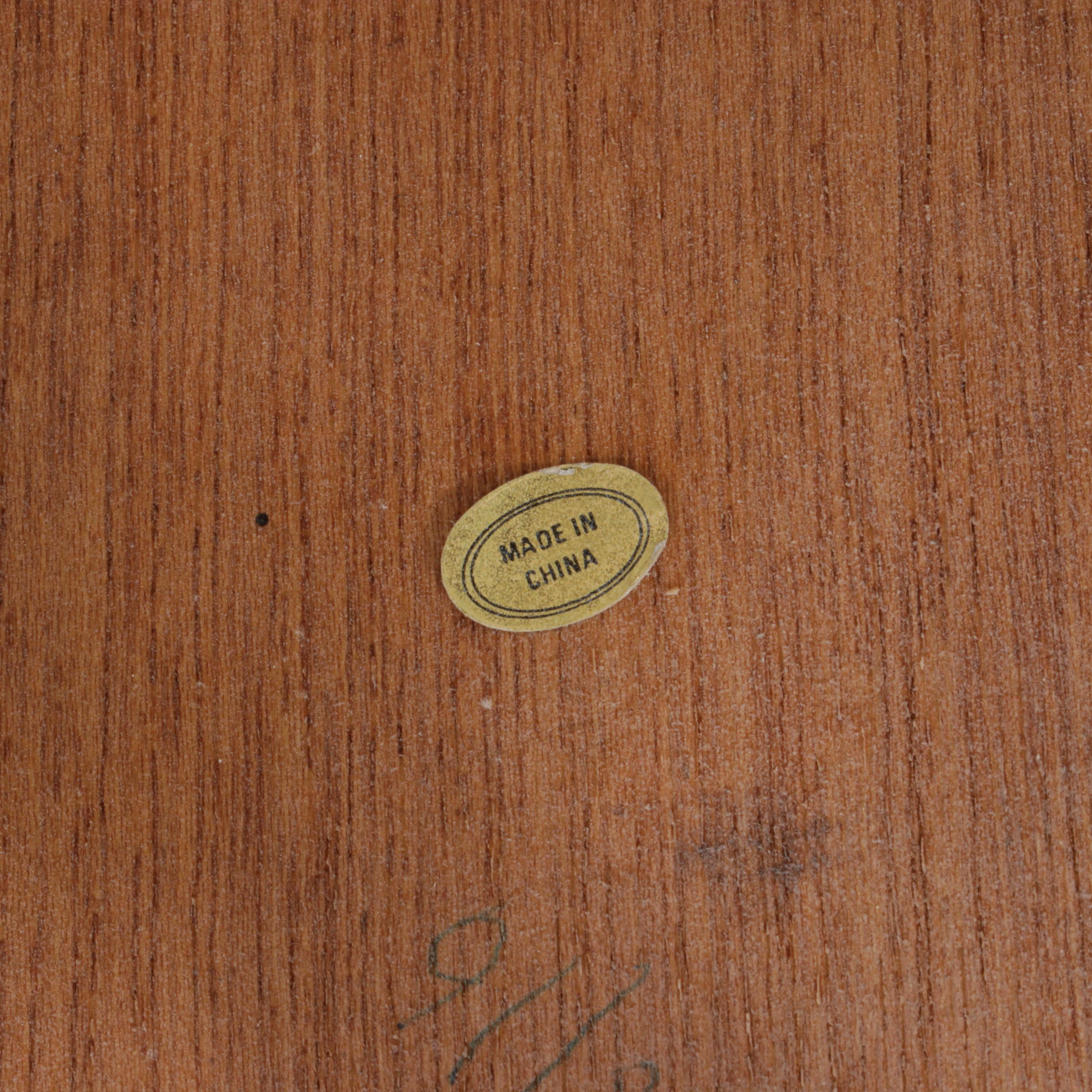 Henry Link White Painted Wicker Rattan Dresser, Rocking Chair, and Plant Stand