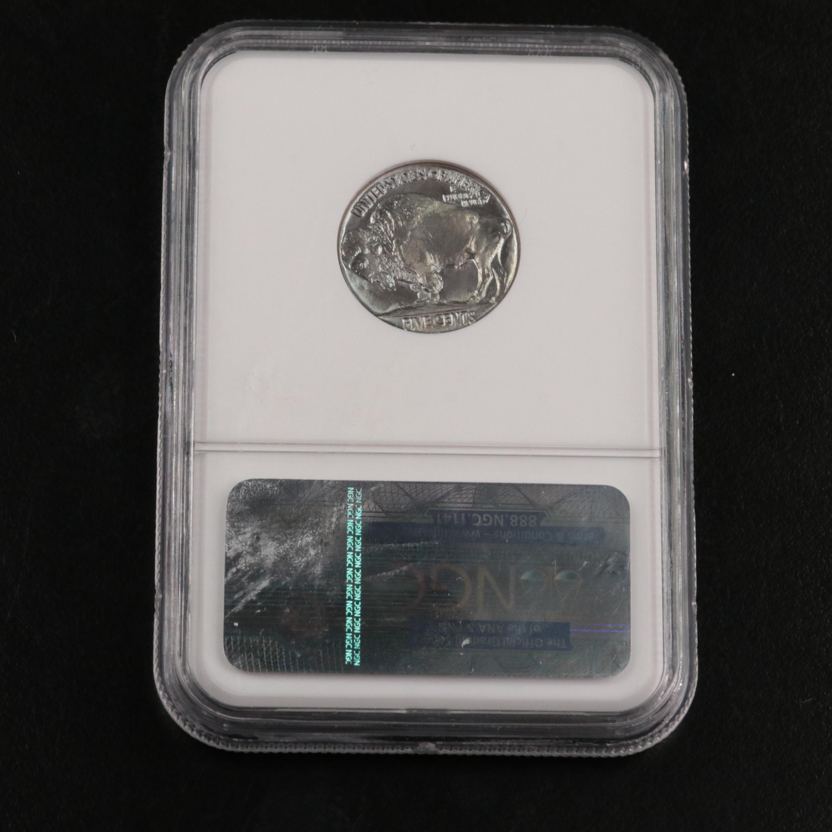 NGC Graded MS67 1937 Buffalo Nickel