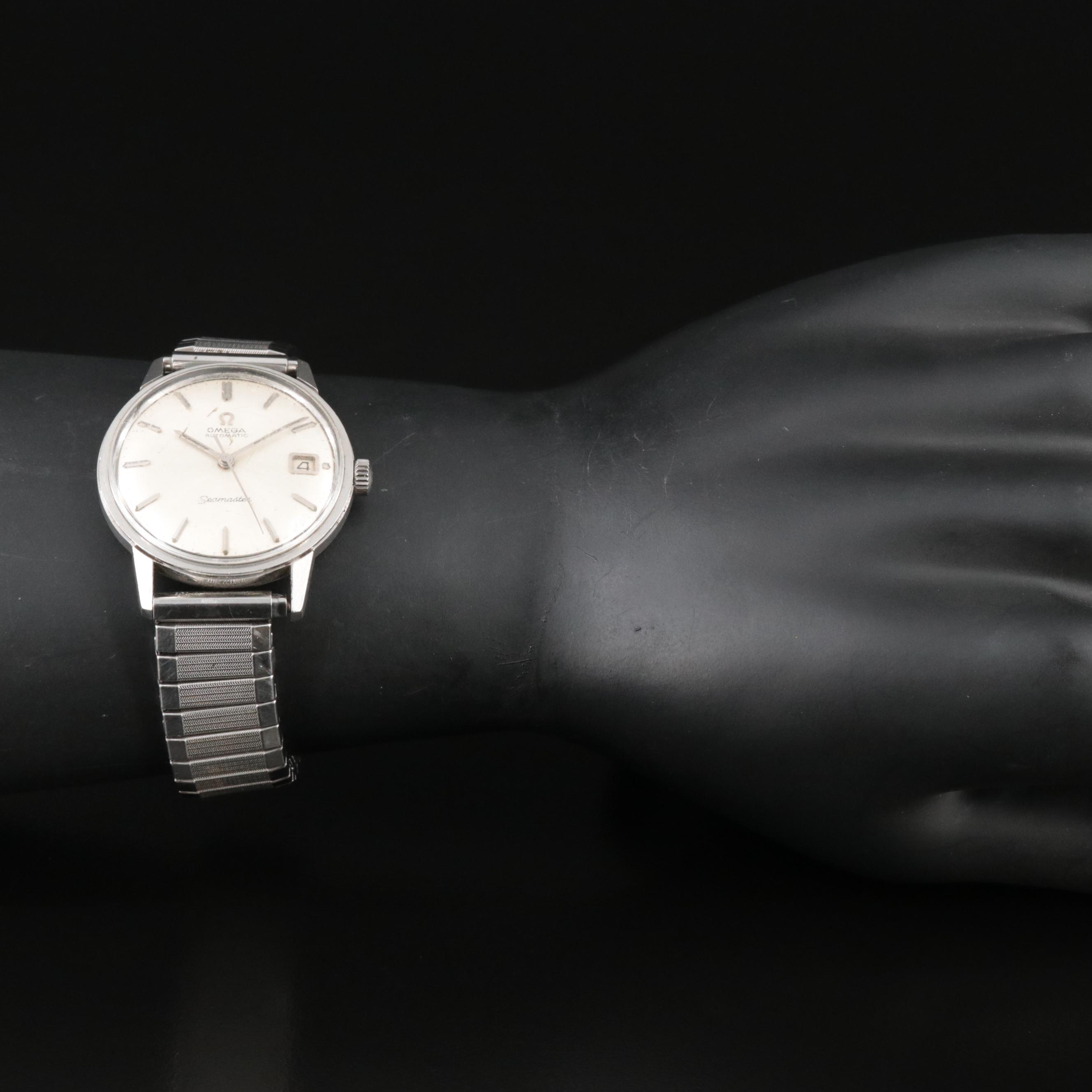 Vintage Omega Seamaster Stainless Steel Watch