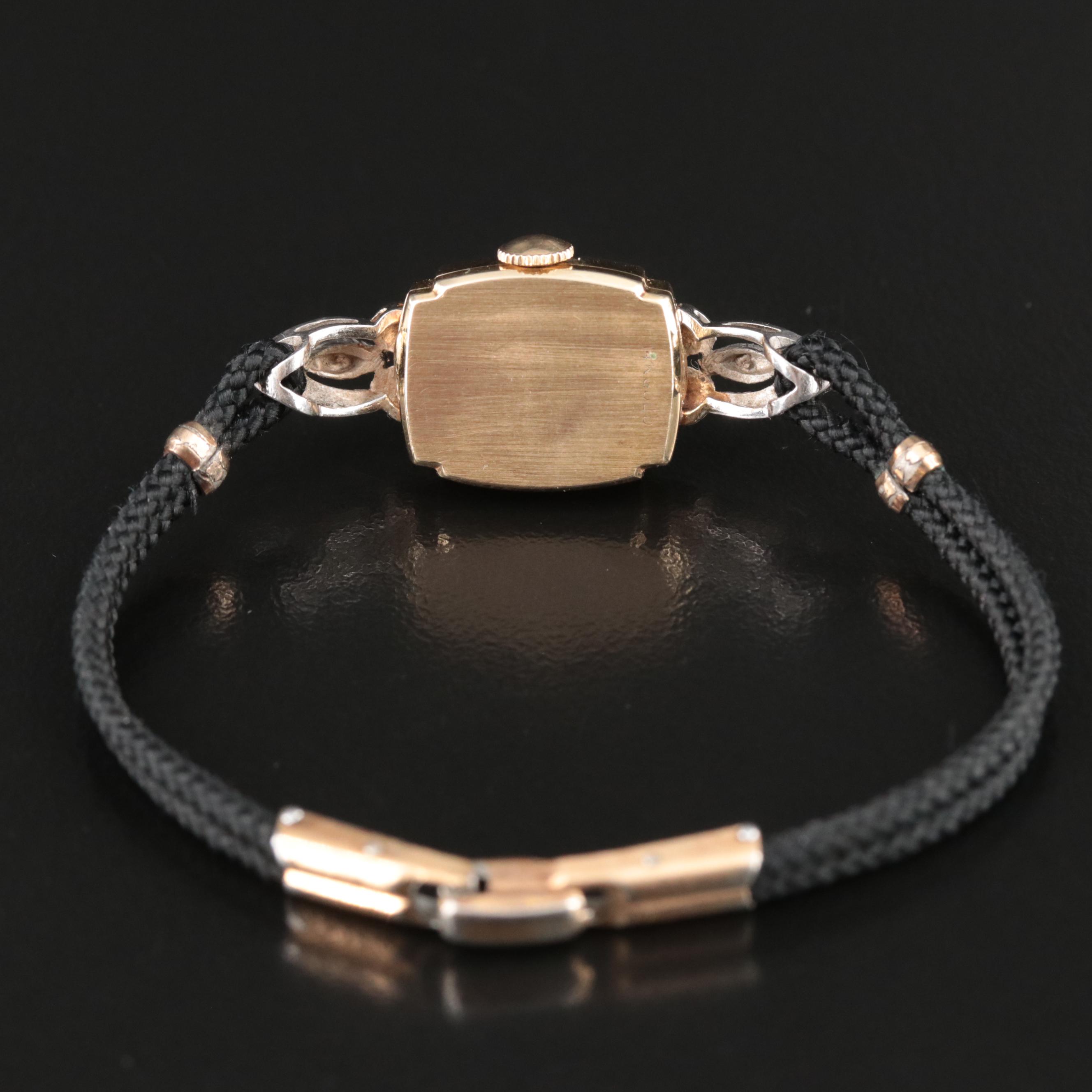 14K Wittnauer Diamond Watch