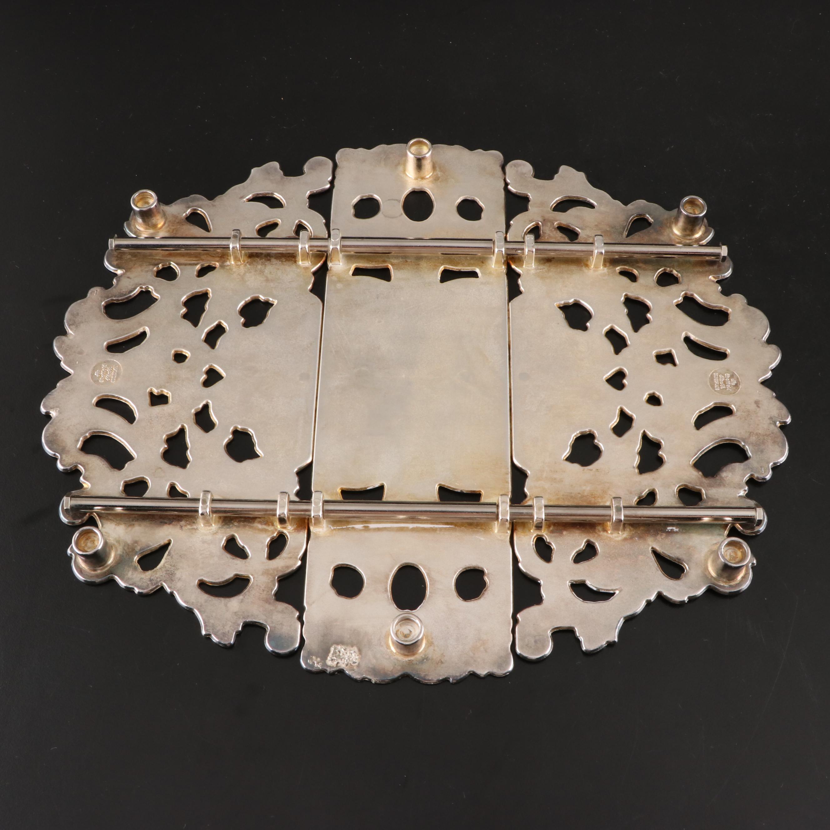 Hand-Chased Sheffield Reproduction Silver Plate Tea and Coffee Service