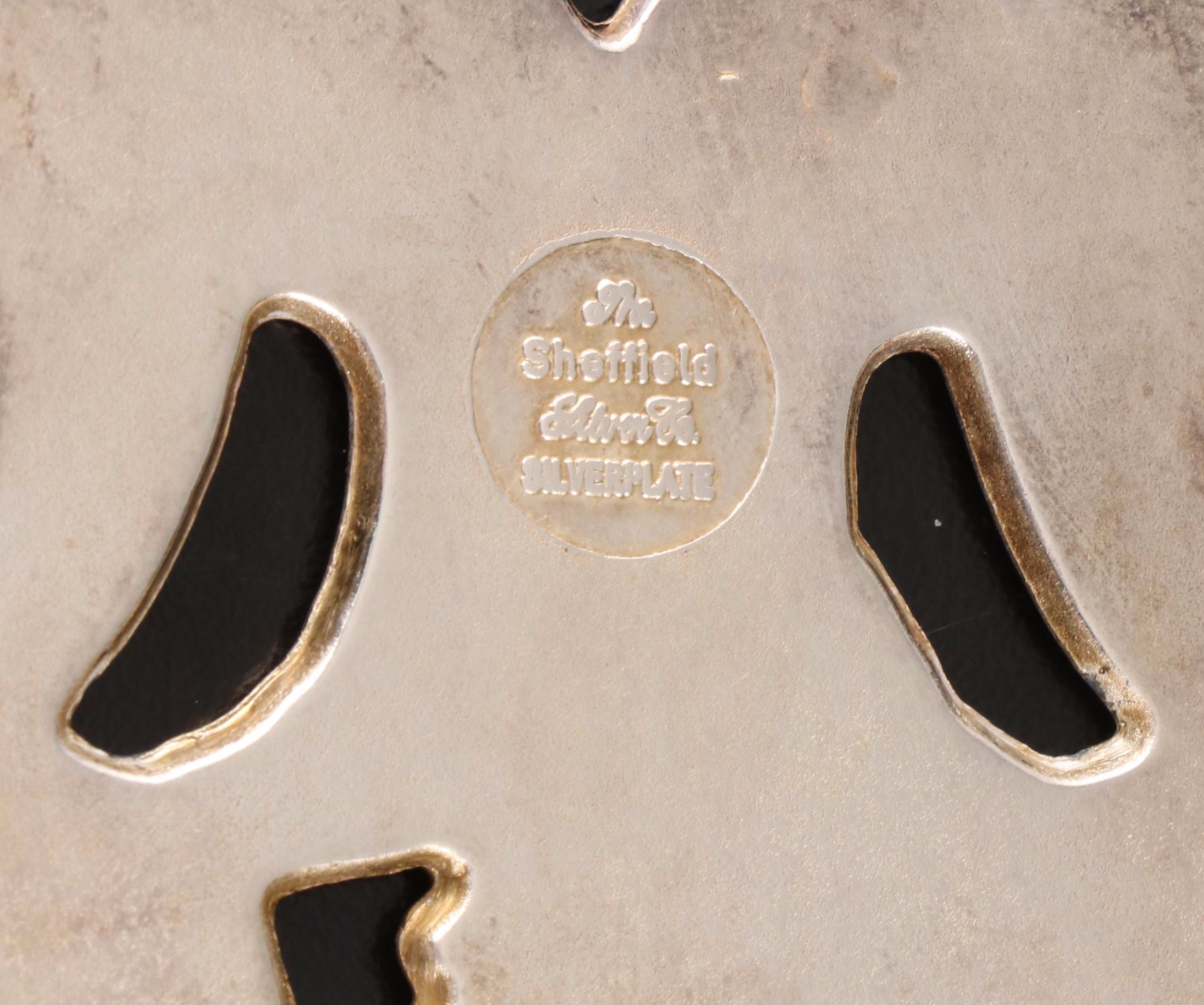 Hand-Chased Sheffield Reproduction Silver Plate Tea and Coffee Service