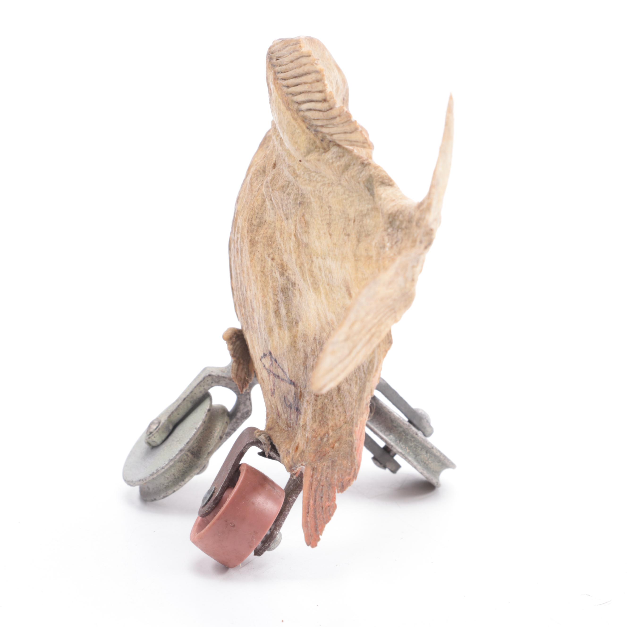 Gaff Taxidermy Red-Belly Piranha on Wheels