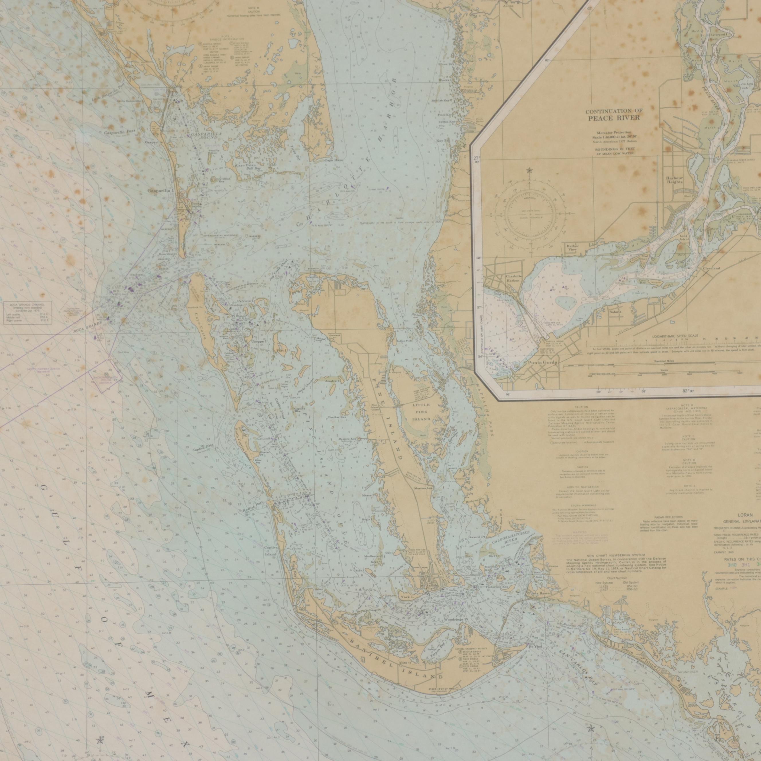 NOAA Nautical Chart "Estero Bay to Lemon Bay"