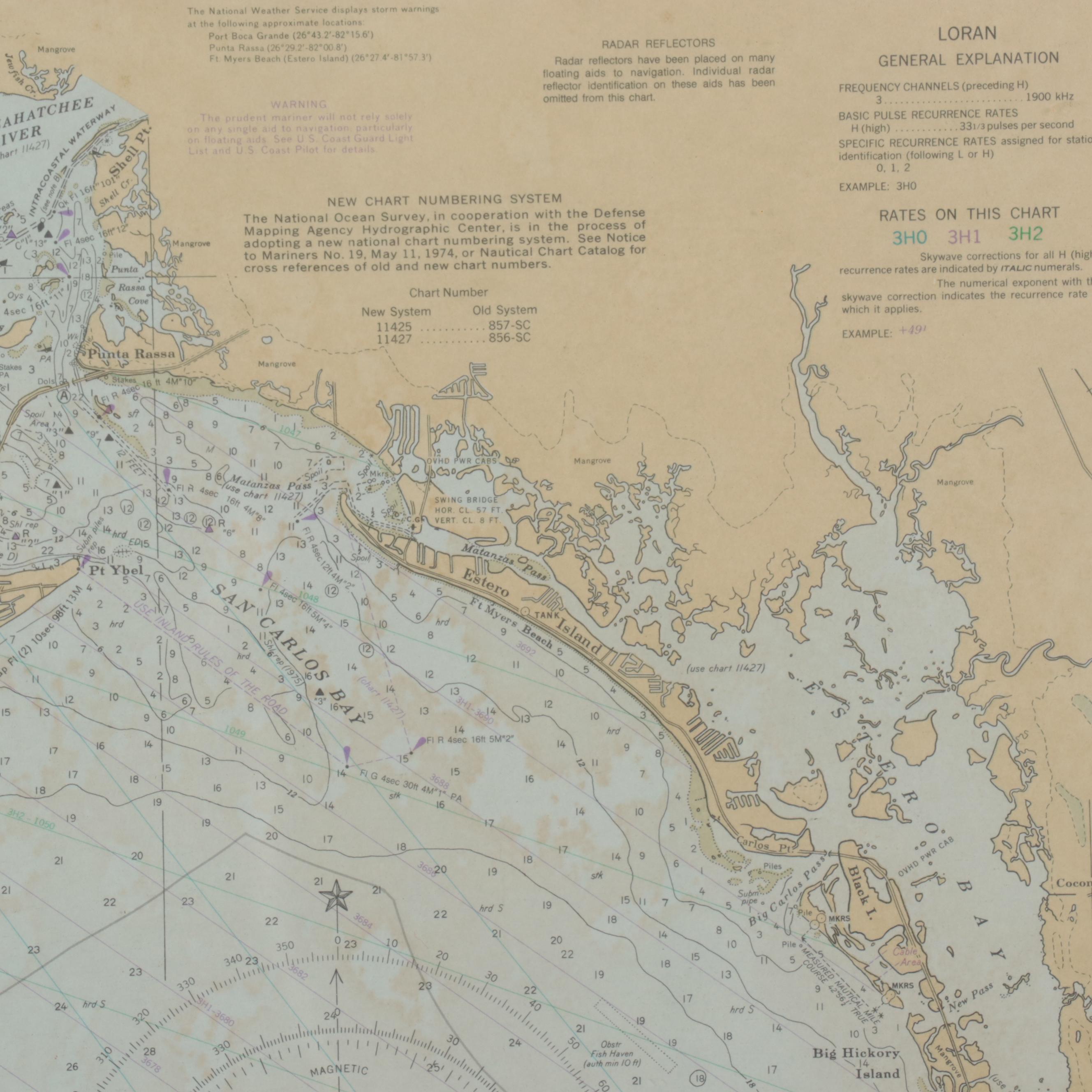NOAA Nautical Chart "Estero Bay to Lemon Bay"