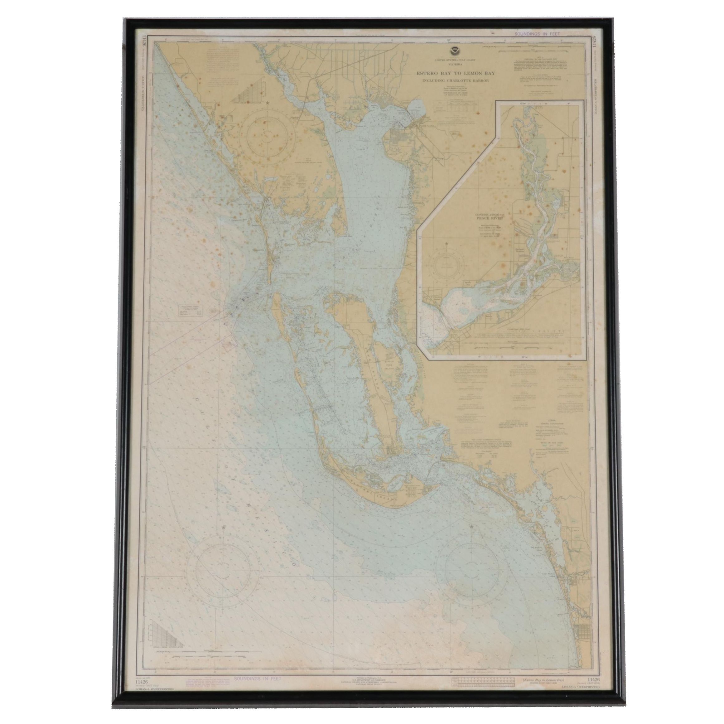NOAA Nautical Chart "Estero Bay to Lemon Bay"