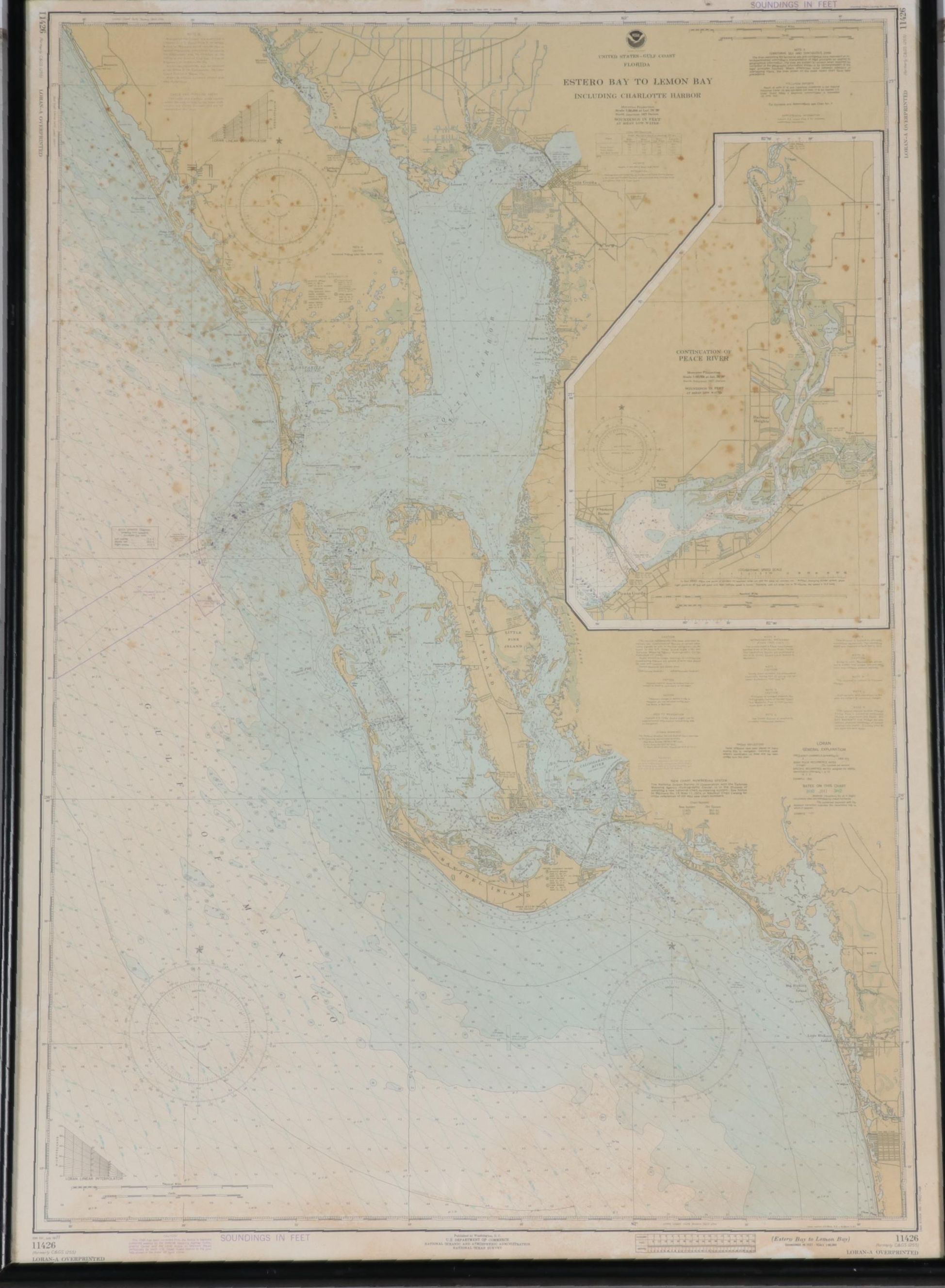NOAA Nautical Chart "Estero Bay to Lemon Bay"