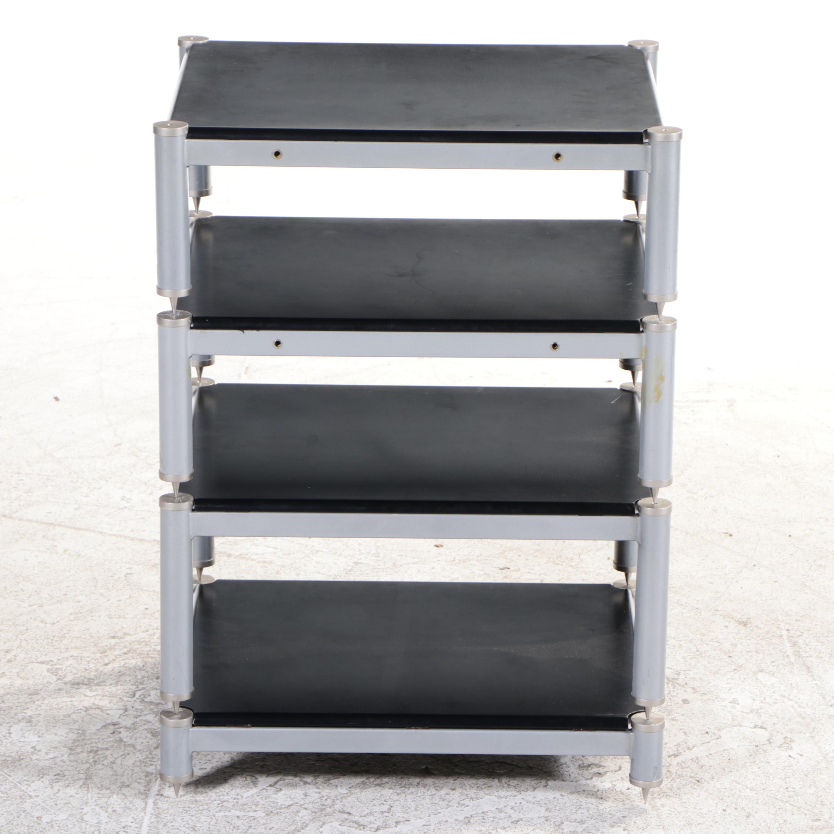 Adjustable Contemporary Audio Rack
