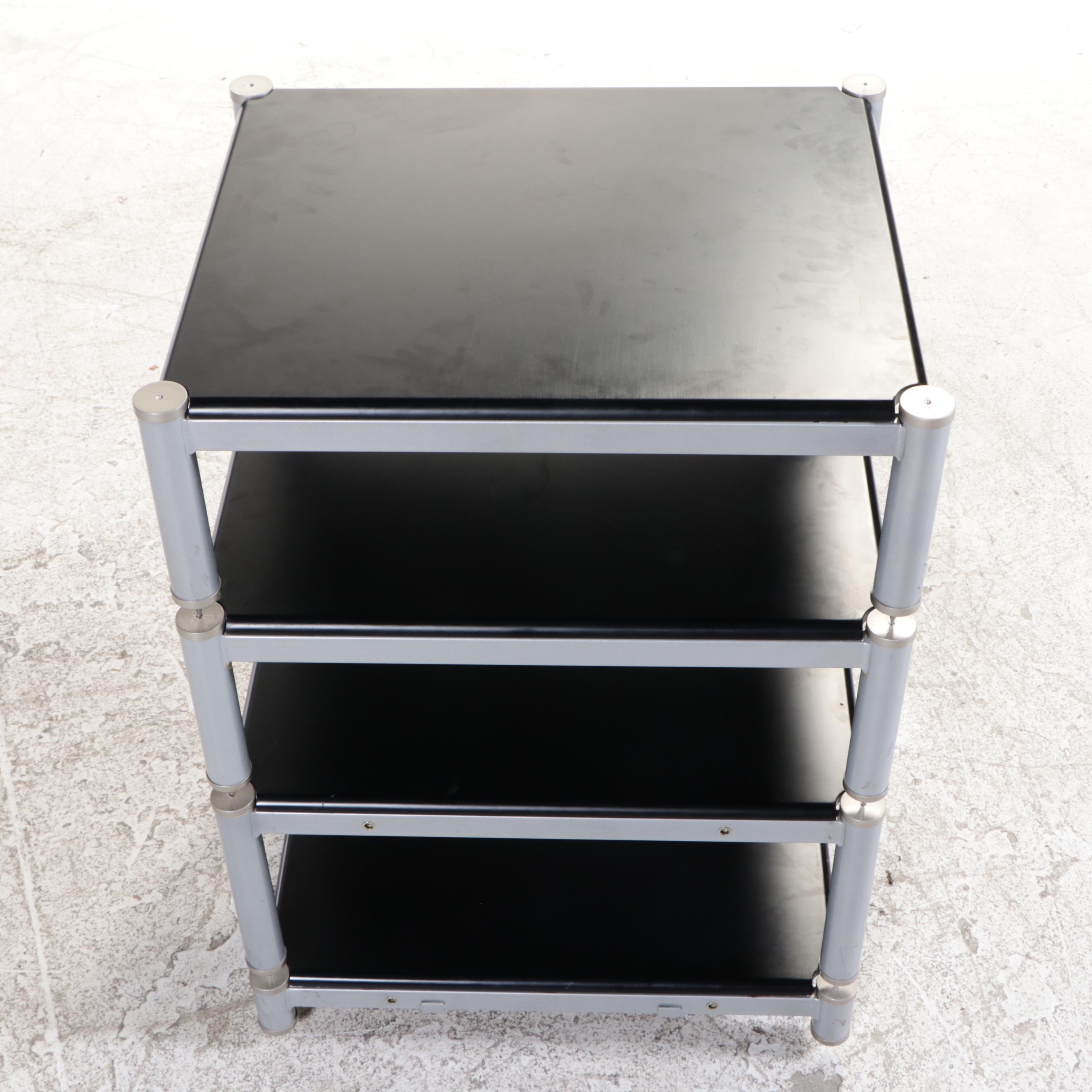 Adjustable Contemporary Audio Rack
