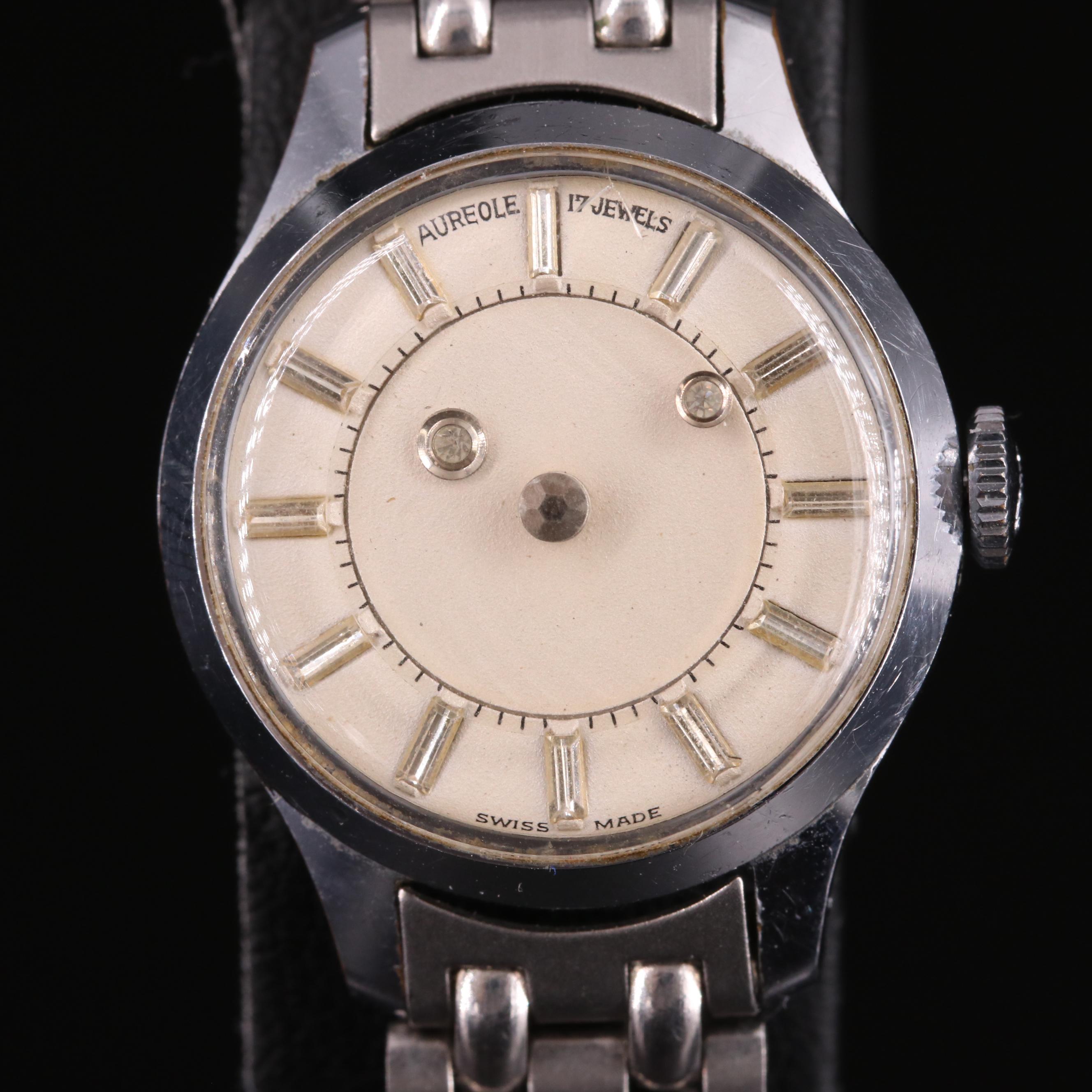 Swiss Aureole Mystery Dial Watch