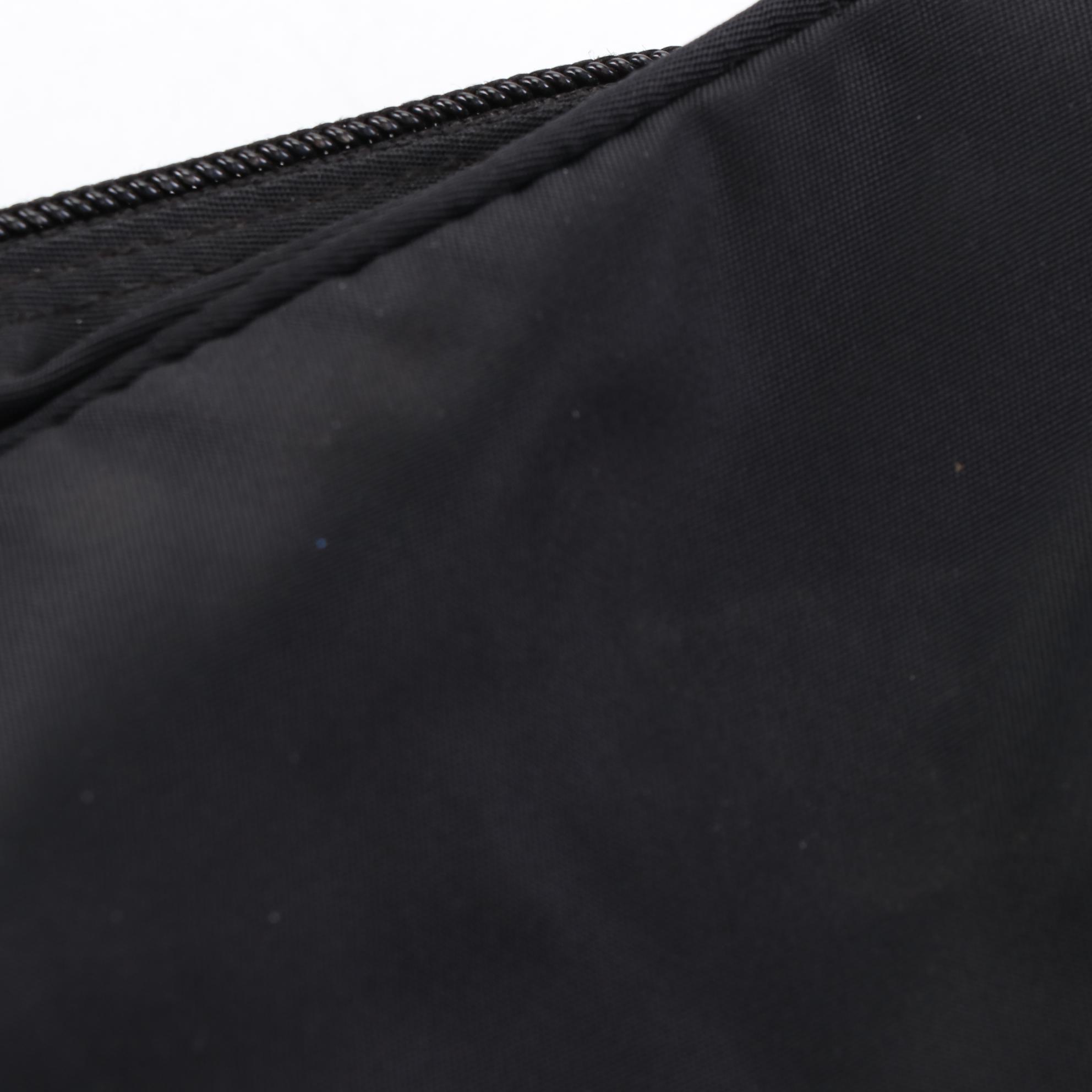 Prada Zip Pouch in Black Tessuto Nylon
