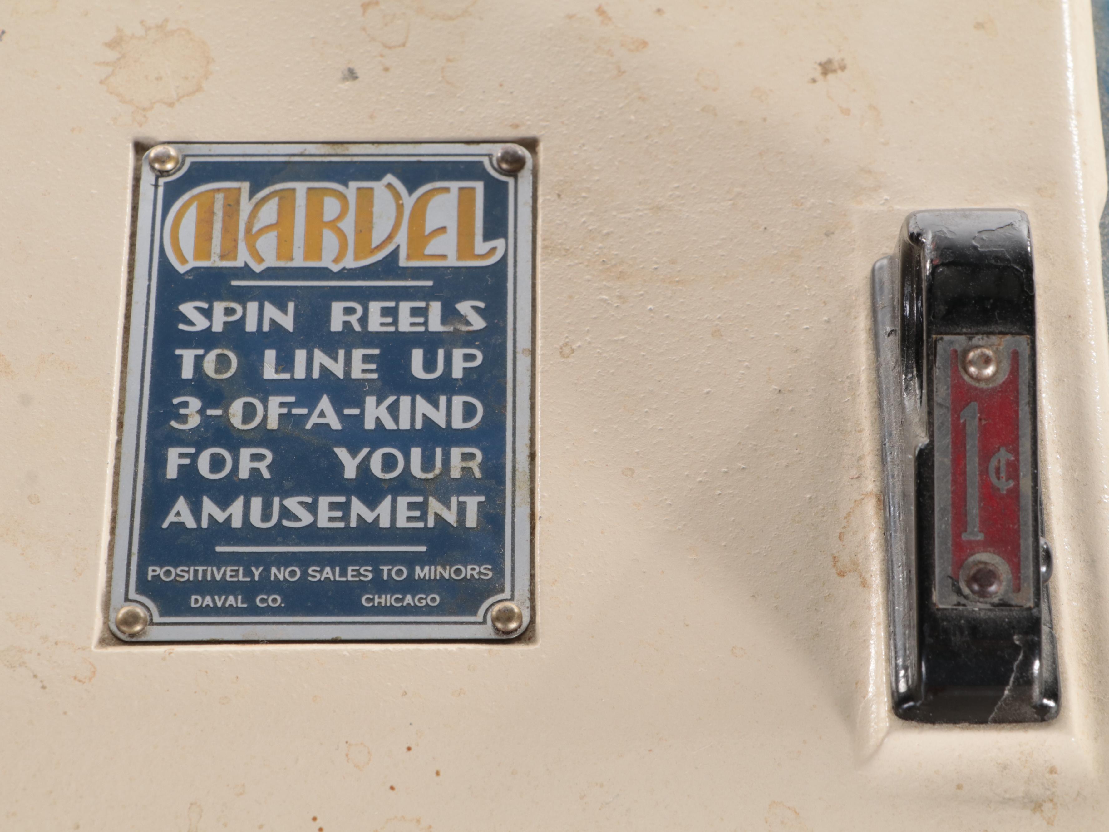 Daval Co. Marvel Trade Stimulator Penny Slot Machine, circa 1940