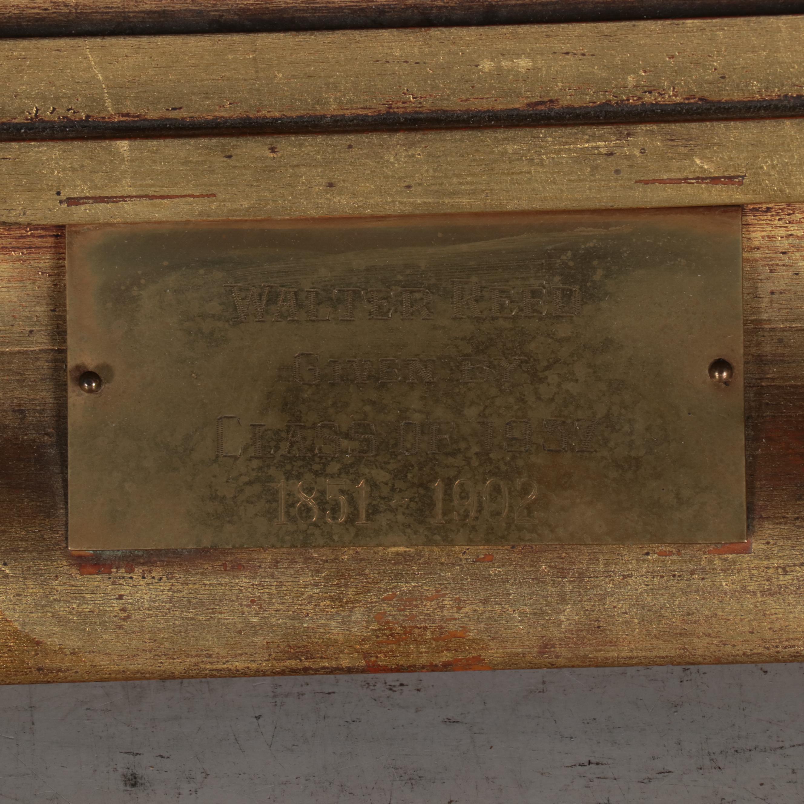 David Silvette Portrait Oil Painting of Walter Reed, Circa 1937