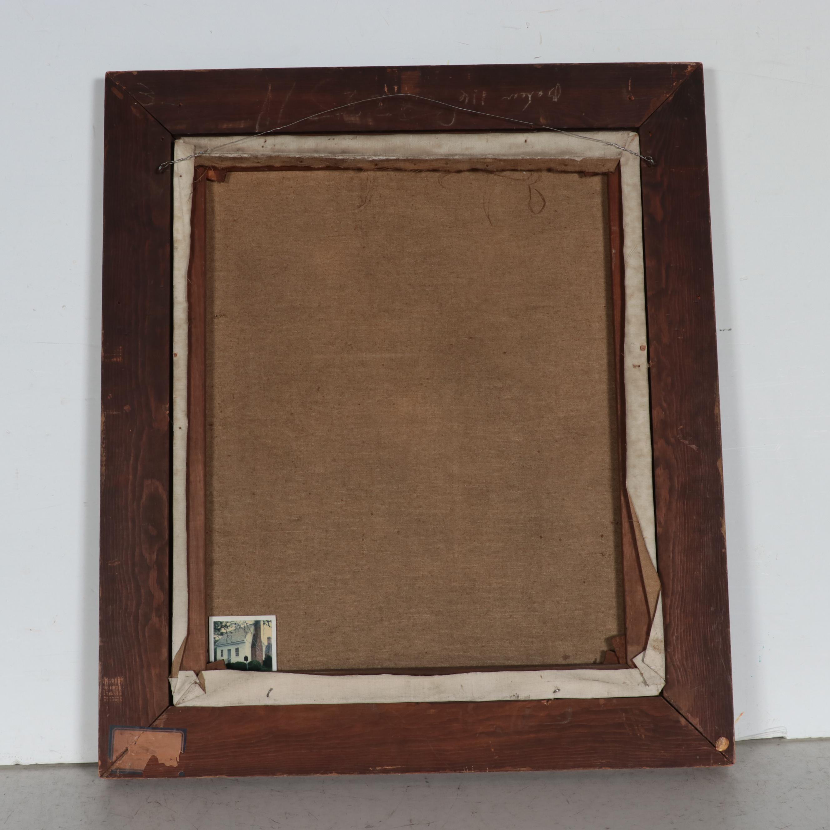 David Silvette Portrait Oil Painting of Walter Reed, Circa 1937