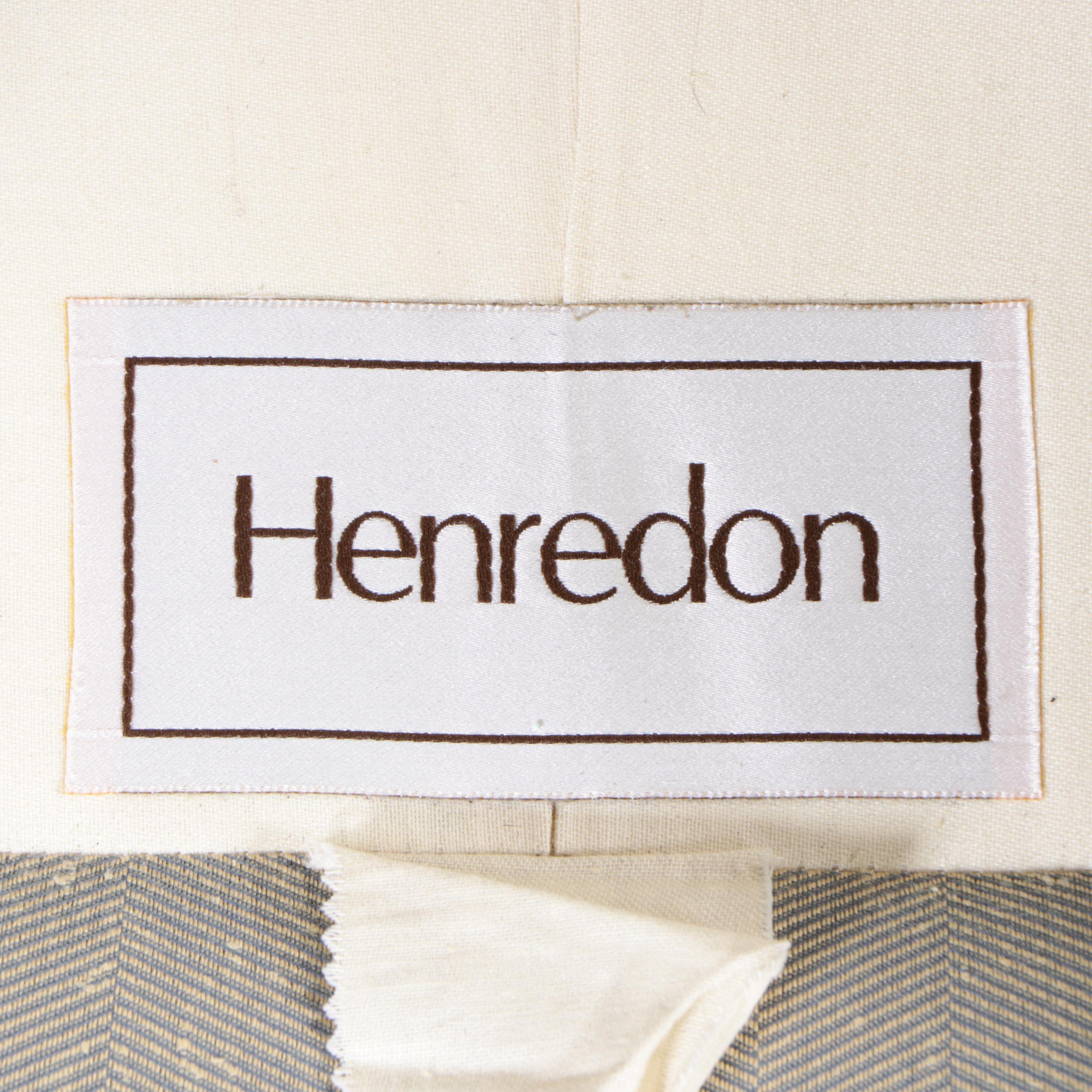 Pair of Henredon Upholstered Armchairs