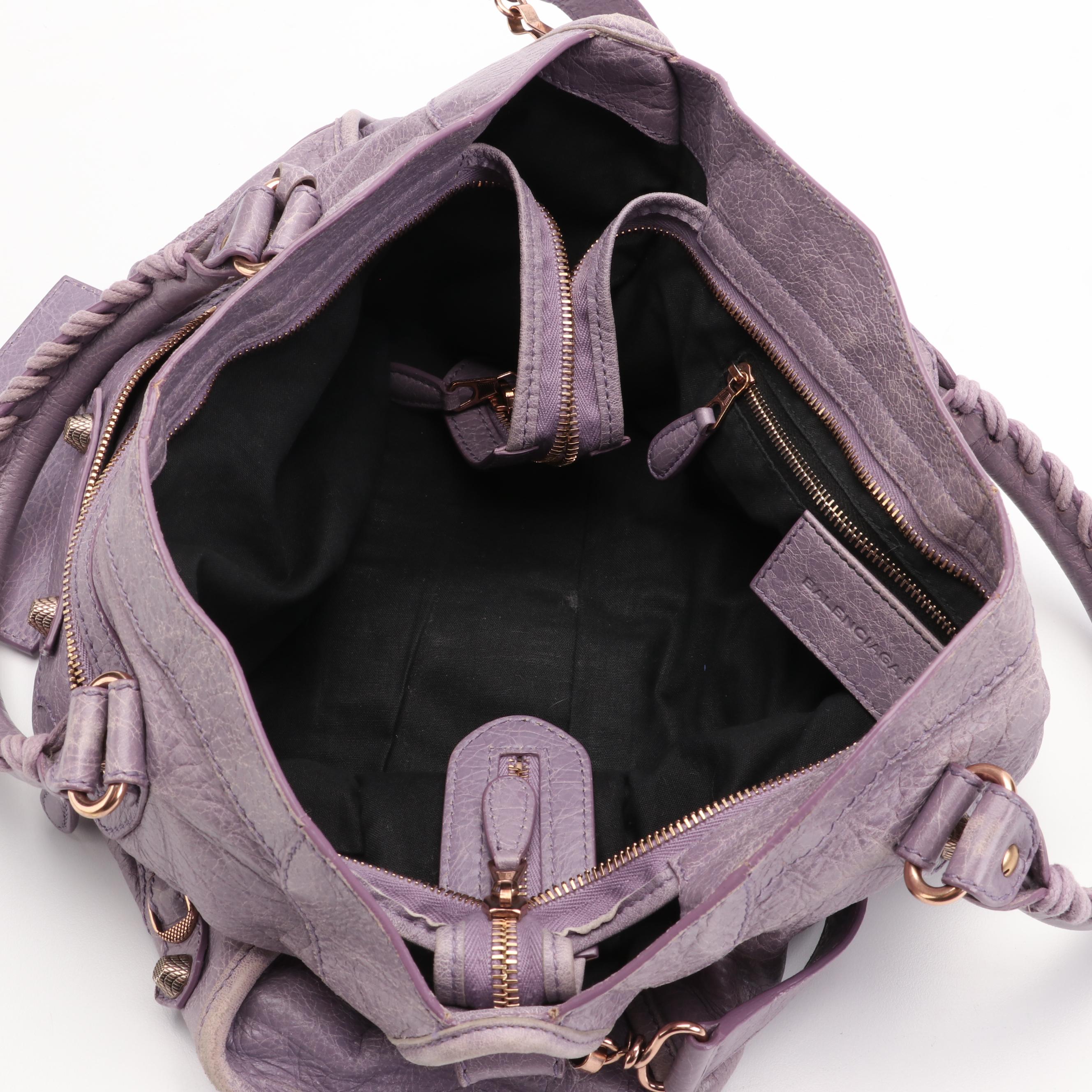 Balenciaga City Giant Studs Leather Two-Way Bag