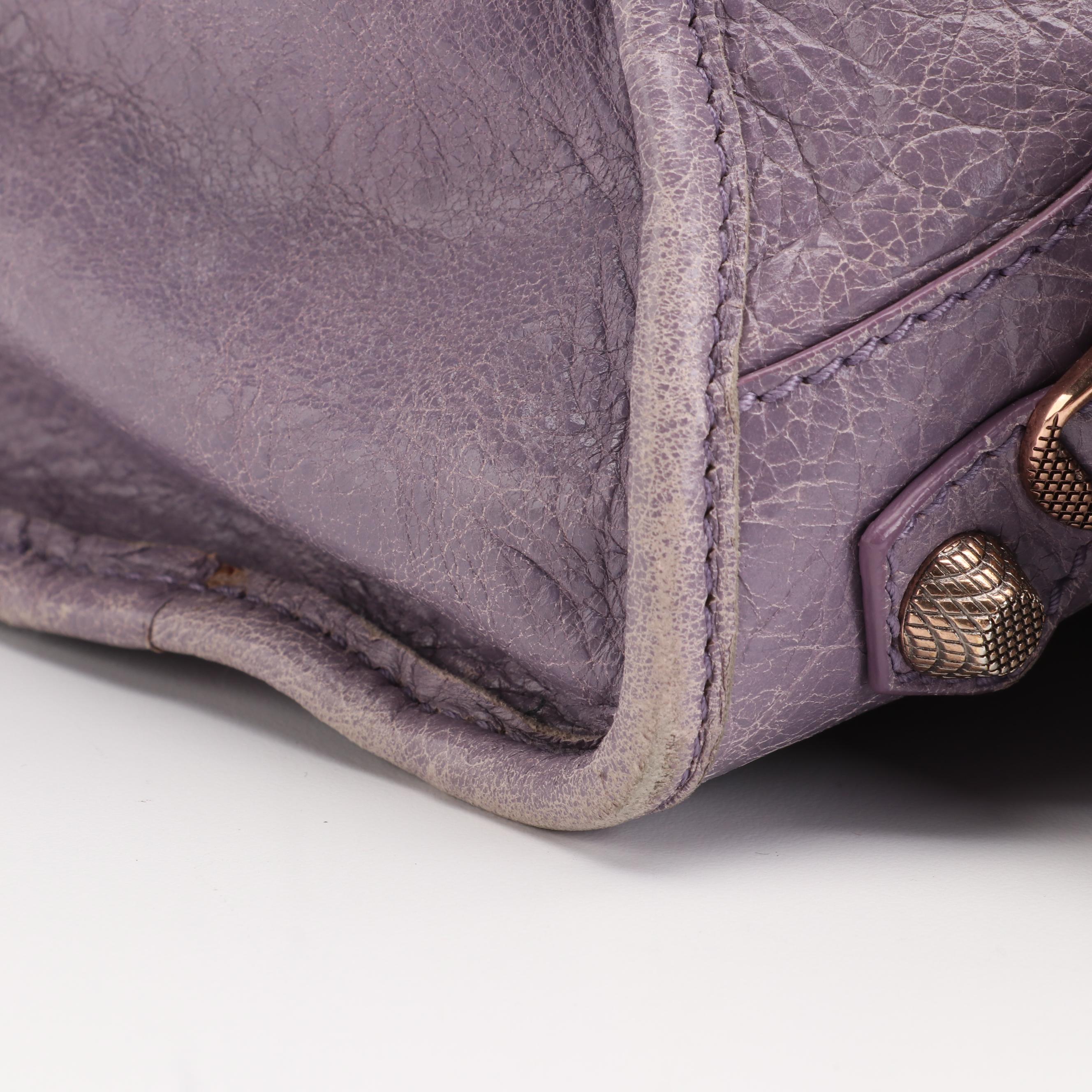 Balenciaga City Giant Studs Leather Two-Way Bag