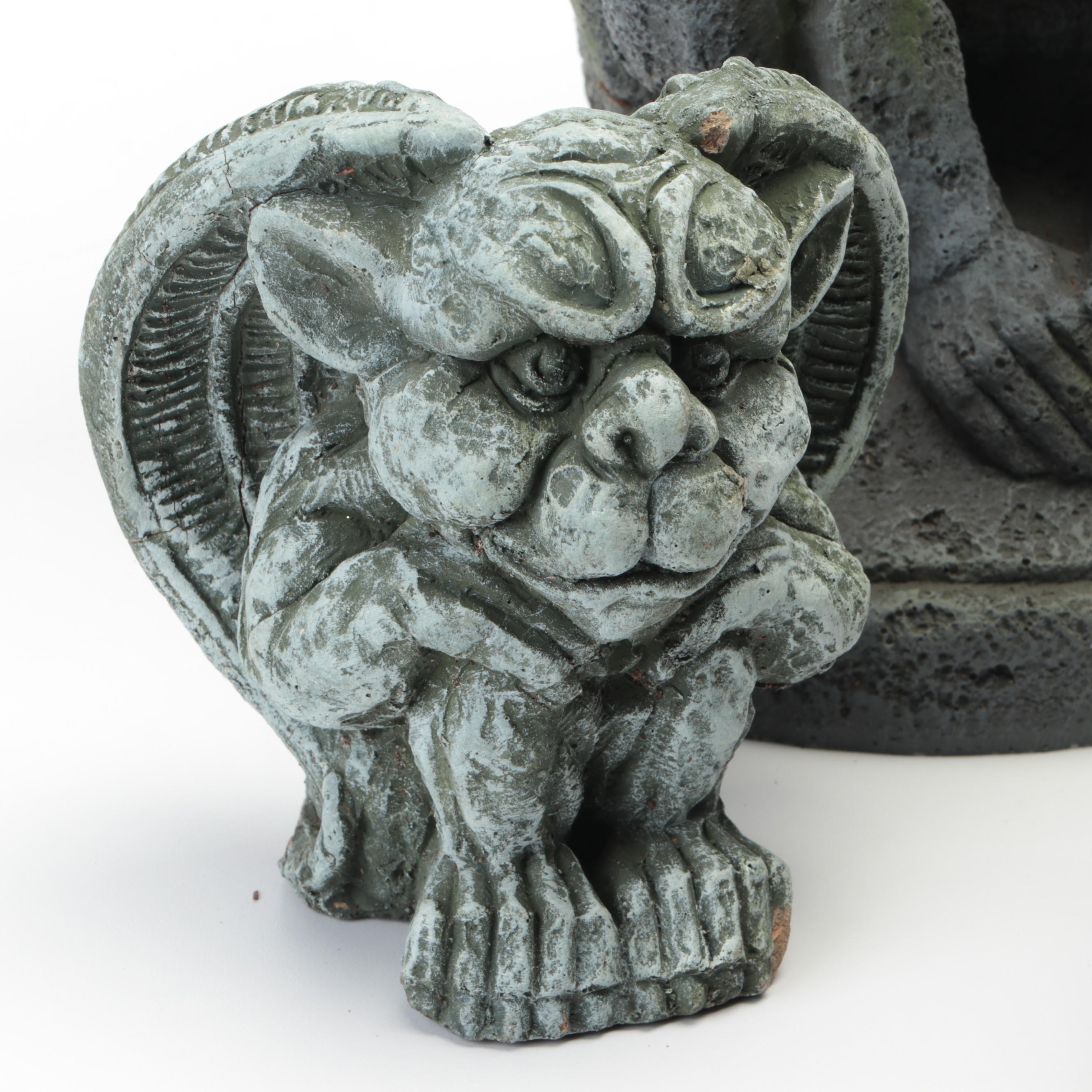 Gothic Style Cast Resin Gargoyle Figures