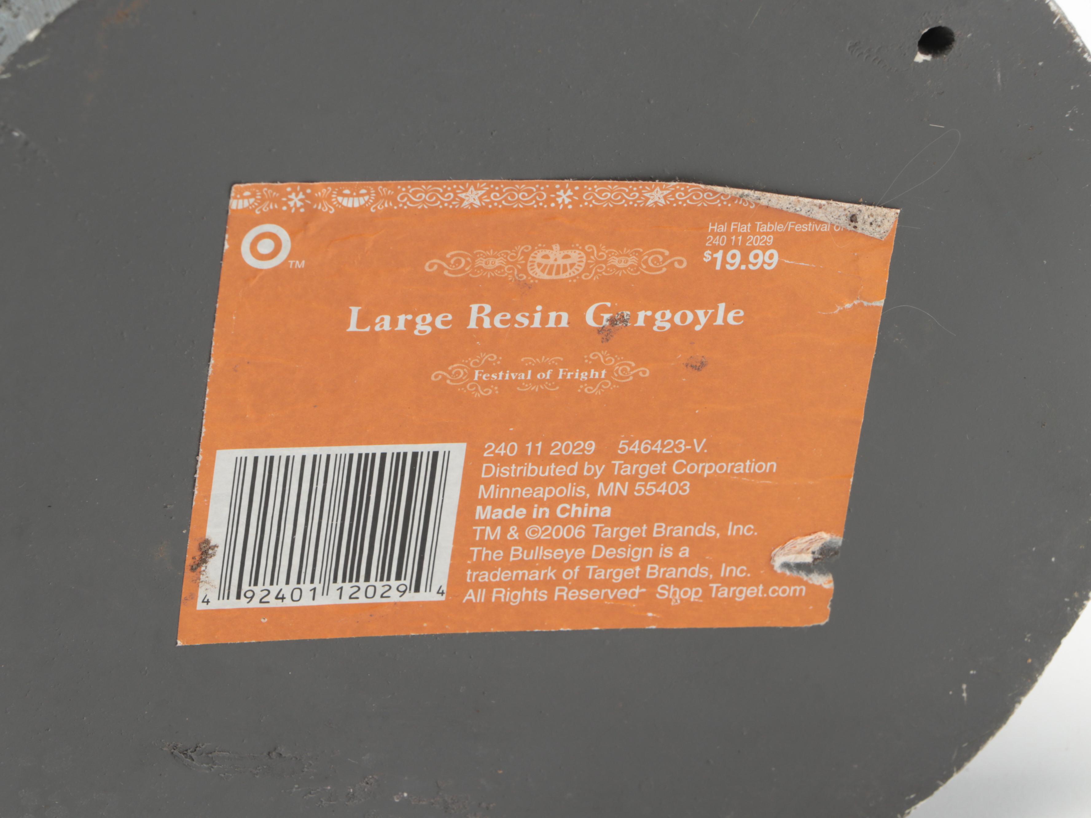 Gothic Style Cast Resin Gargoyle Figures