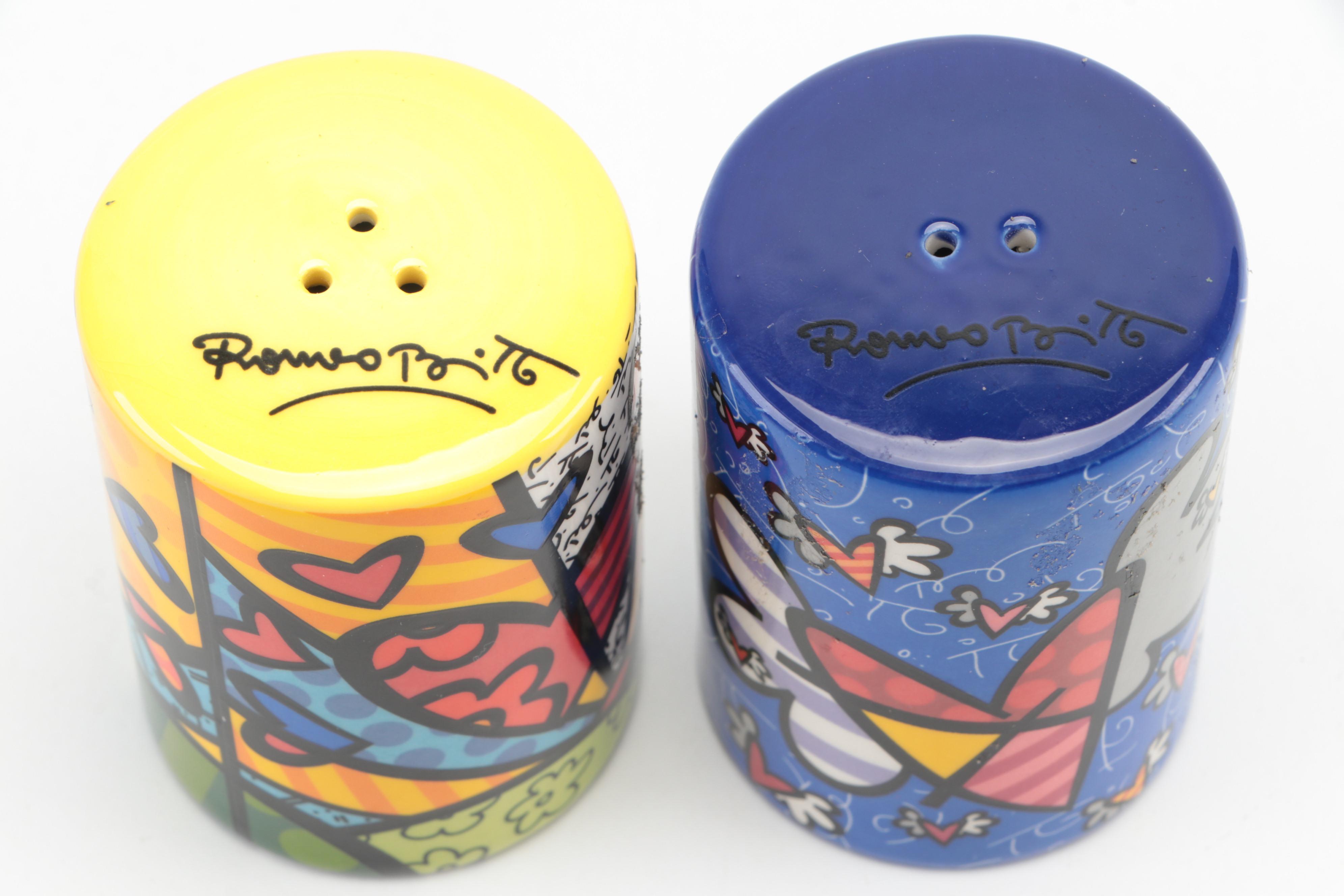 Romero Britto by Giftcraft Ltd. Ceramic Shakers
