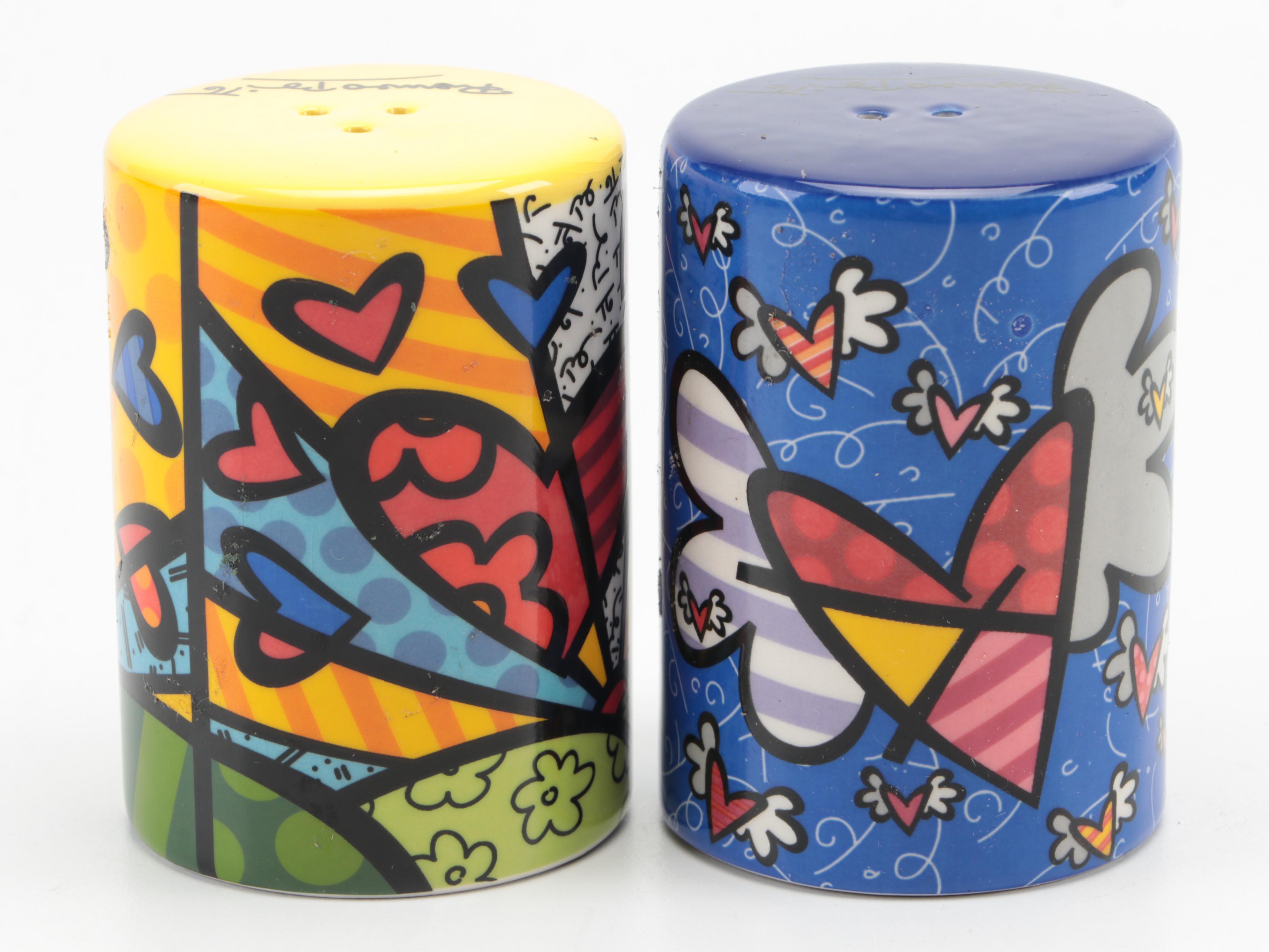 Romero Britto by Giftcraft Ltd. Ceramic Shakers
