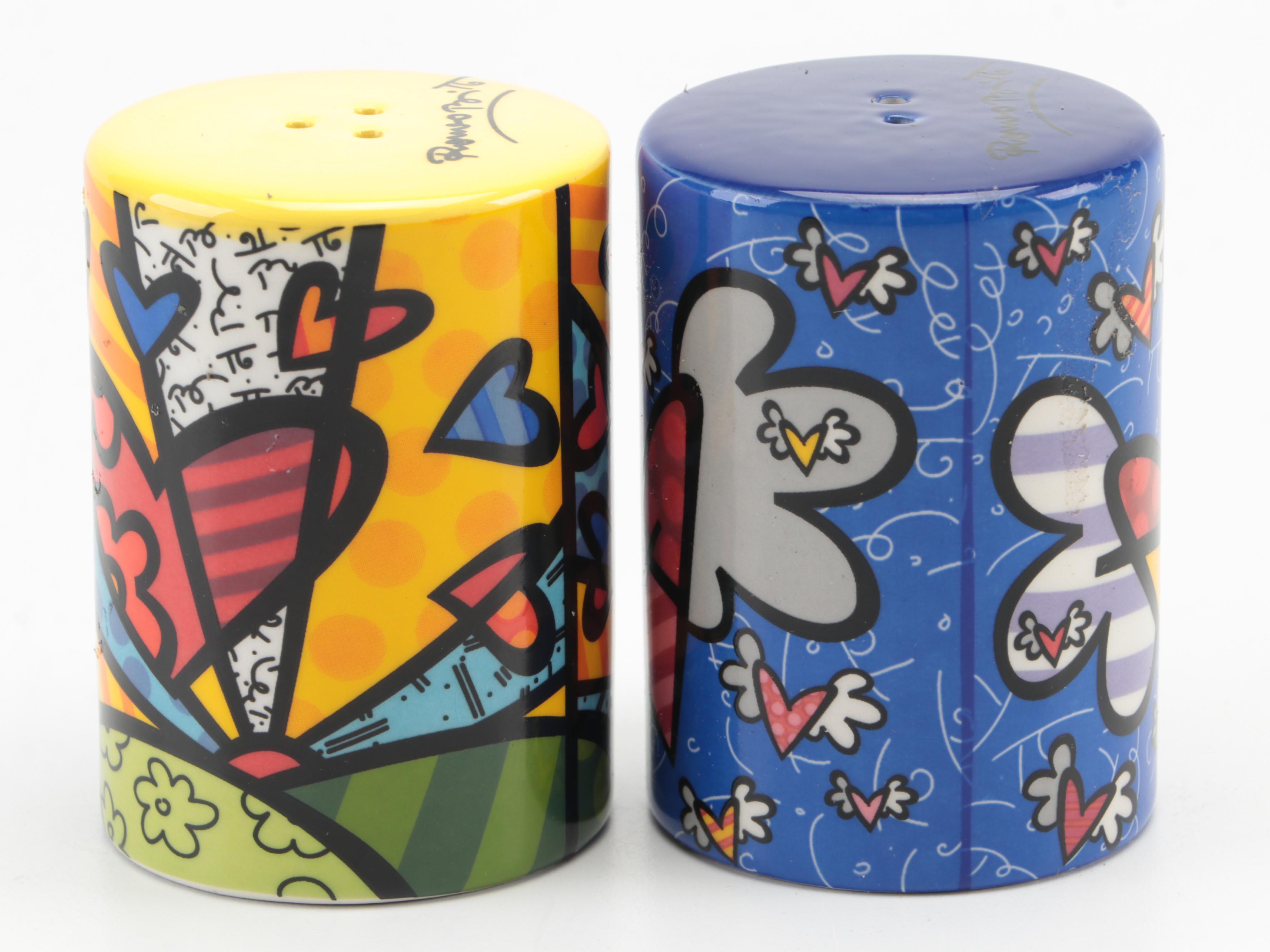 Romero Britto by Giftcraft Ltd. Ceramic Shakers