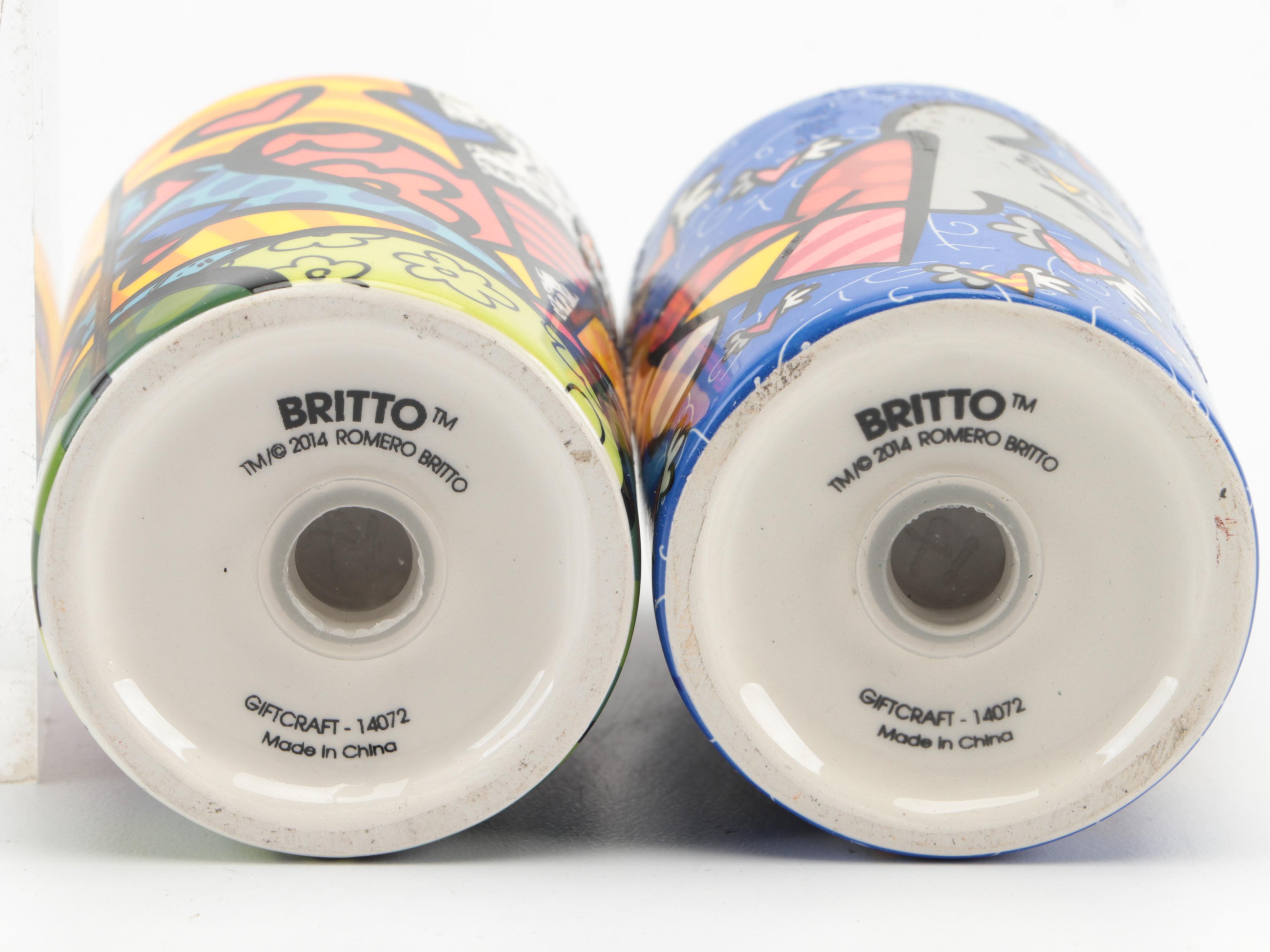 Romero Britto by Giftcraft Ltd. Ceramic Shakers