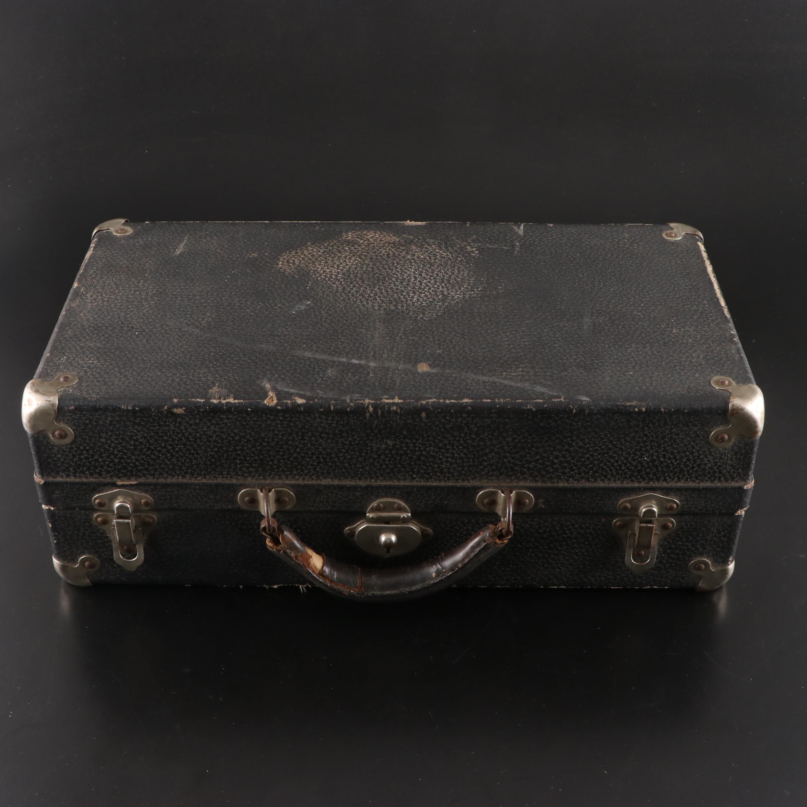 E.A. Couturier Co. Conical Bore Bb/A Silver Plate Cornet