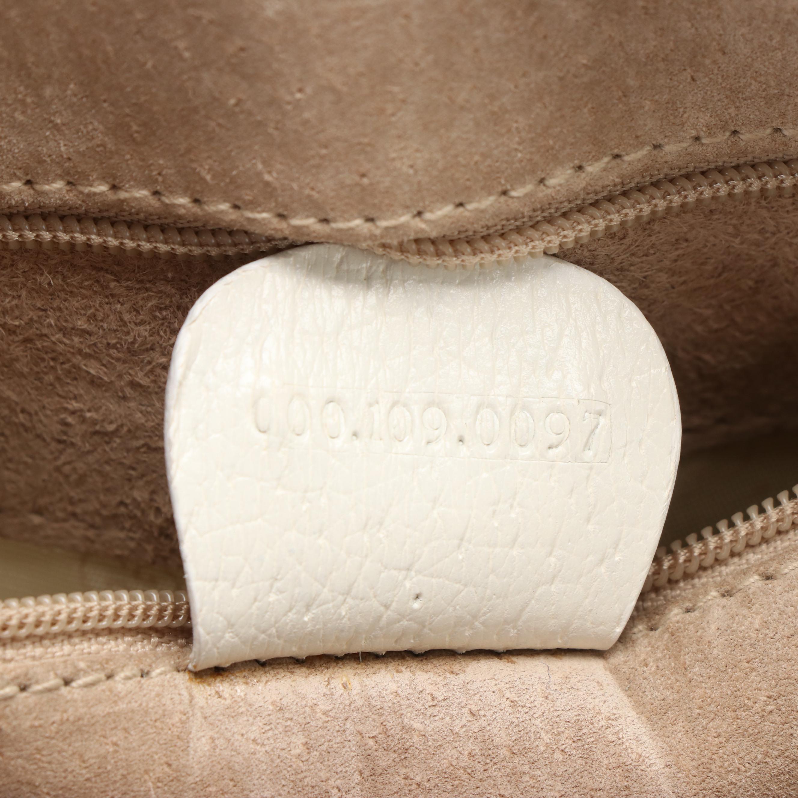 Gucci White Leather Handbag