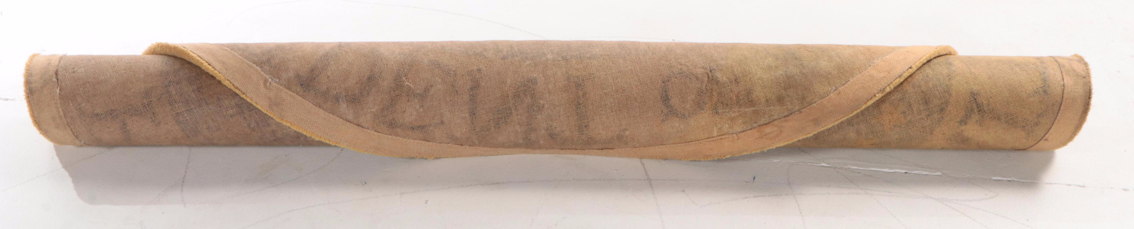 6'7 Round Handmade United States Presidential Seal Tufted and Carved Area Rug